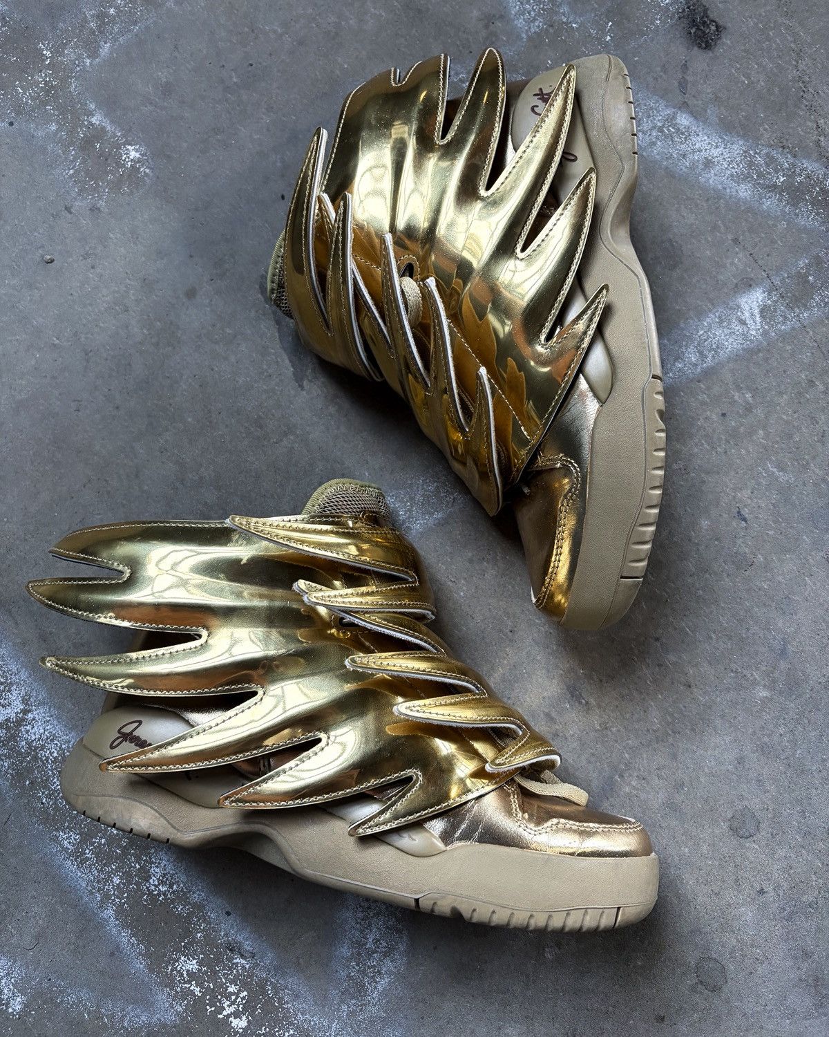 Jeremy Scott GOLD JS WINGS 3.0 Size US 5 / EU 37 - 2 Thumbnail