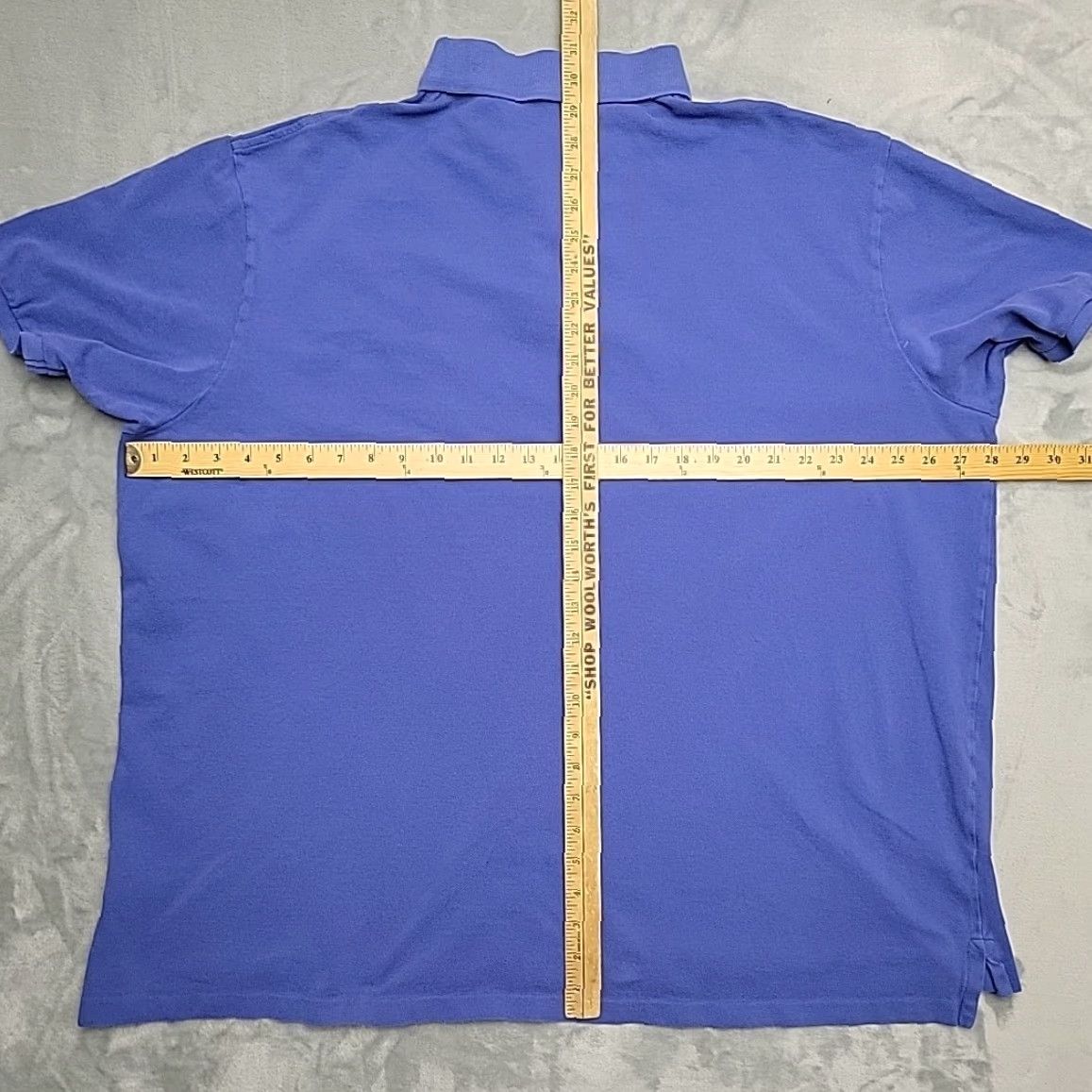 Polo Ralph Lauren Polo Ralph Lauren Shirt Mens 3XLT Blue 100% Cotton Short Sleeve Polo, Golf Casual, Big & Tall Size US XXL / EU 58 / 5 - 7 Thumbnail