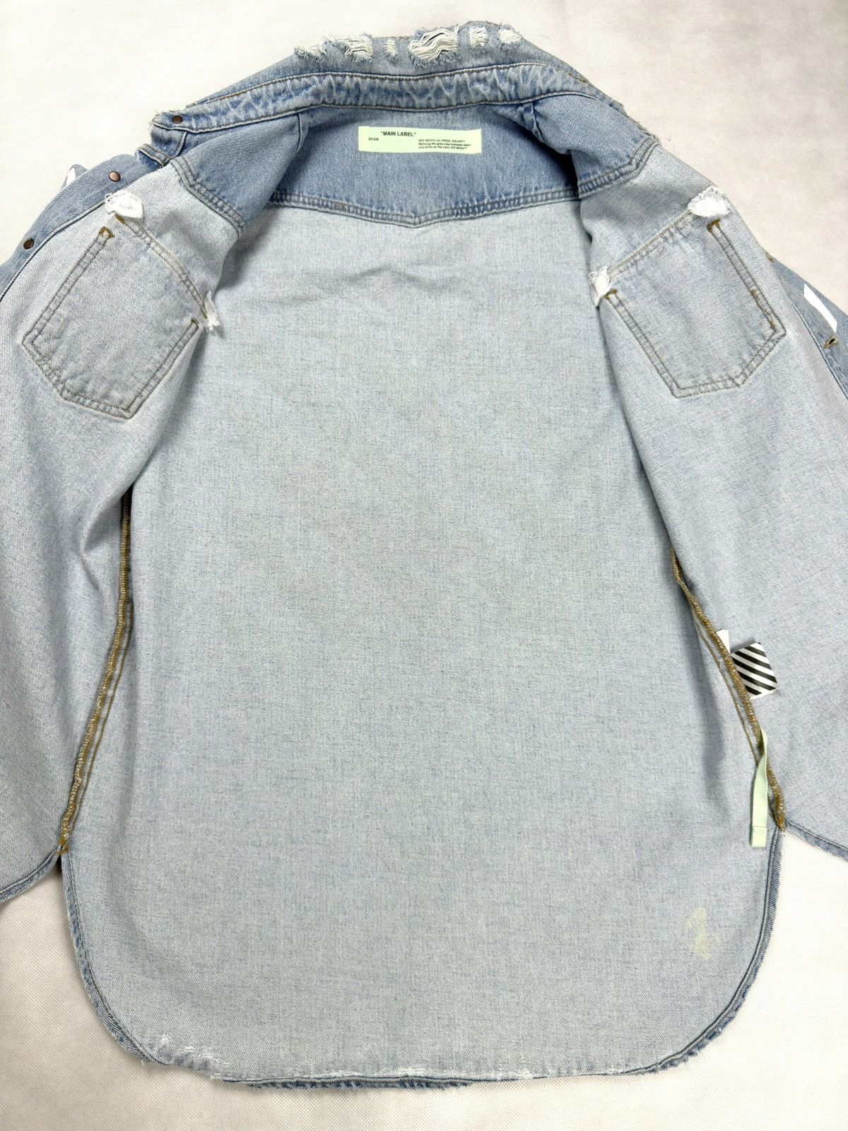 Off-White Off-White Temperature 2018 denim shirt jacket S Size US S / EU 44-46 / 1 - 13 Thumbnail