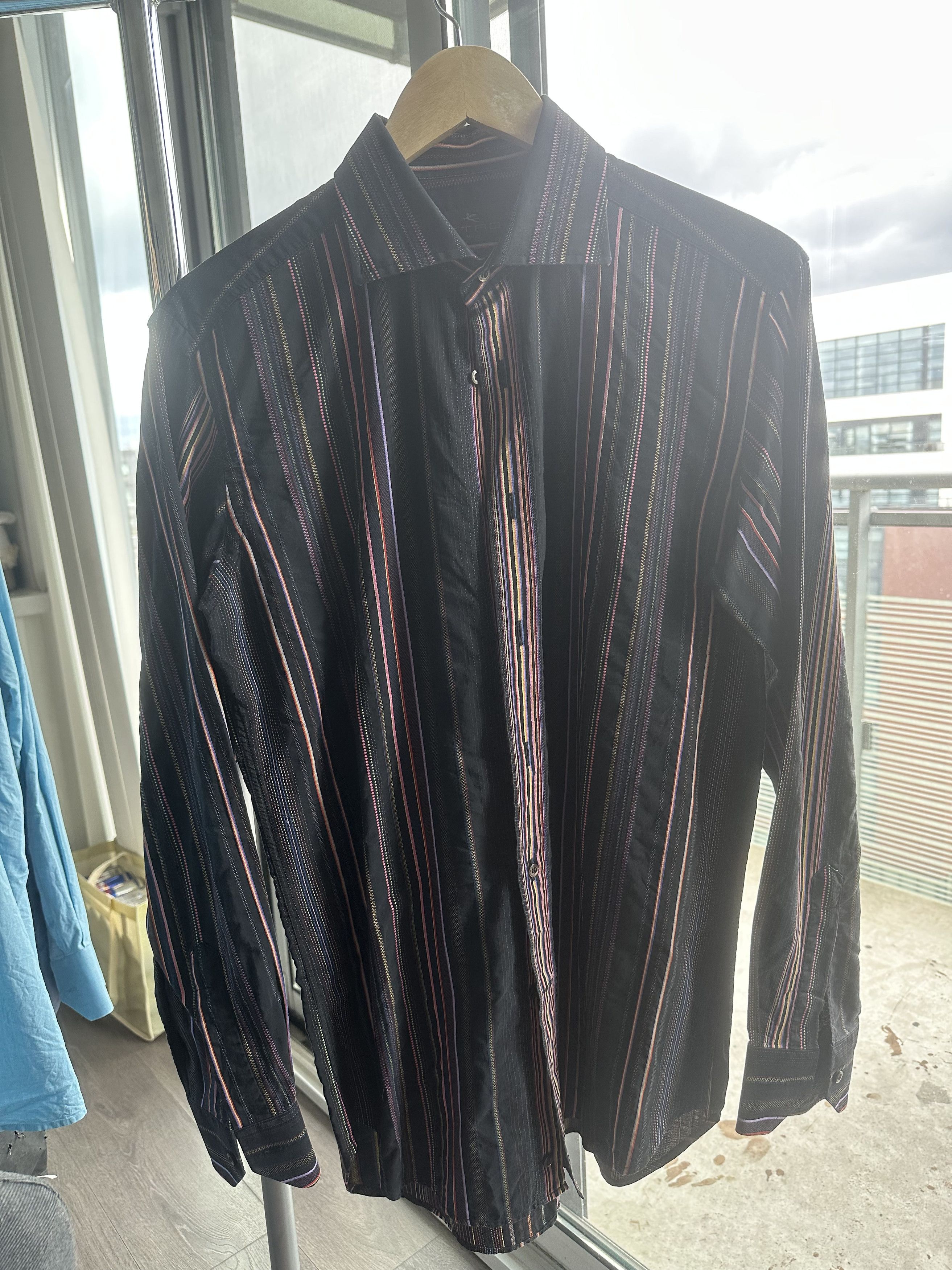 Etro Woven Multicolor Dress Shirt Size US M / EU 48-50 / 2 - 2 Thumbnail