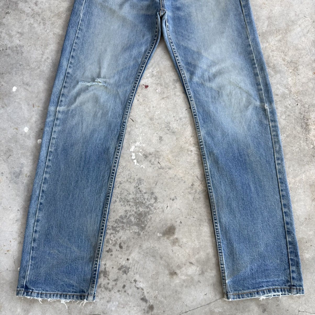 Levi's W31 Levi's 505 Faded Mud Wash Denim Jean Pants Size US 31 - 4 Thumbnail