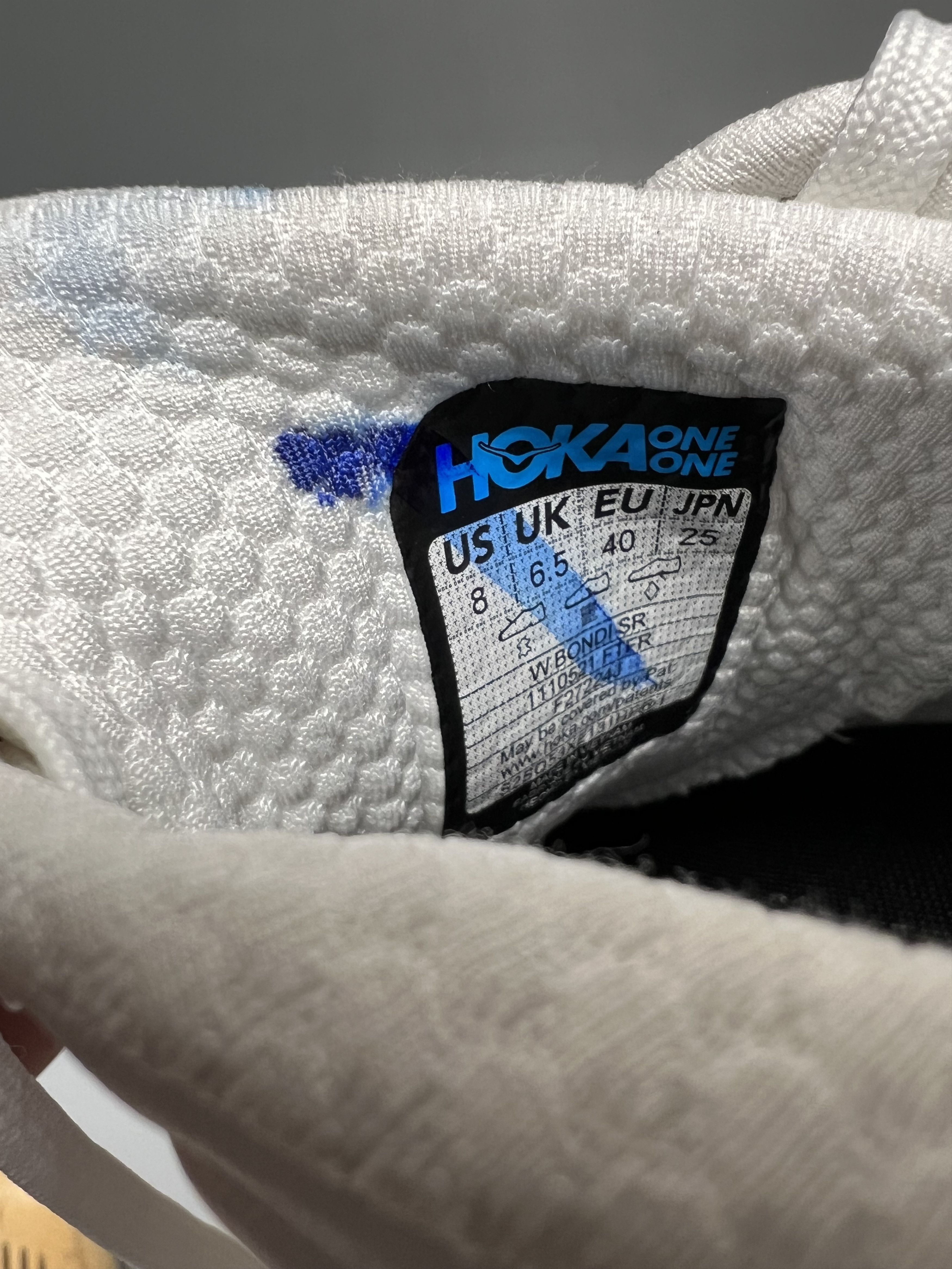 Hoka Hoka Bondi SR 'Frost' Running Shoes Walking Gym Training Size US 8 / IT 38 - 10 Thumbnail