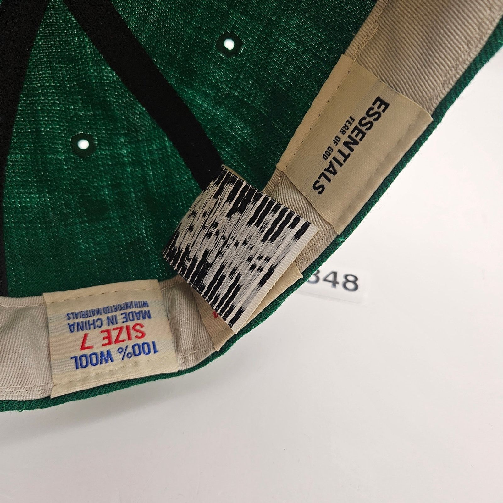 New Era NEW ERA X FEAR OF GOD FITTED HAT GREEN 60224485 SIZE 7 FOG Size ONE SIZE - 4 Thumbnail