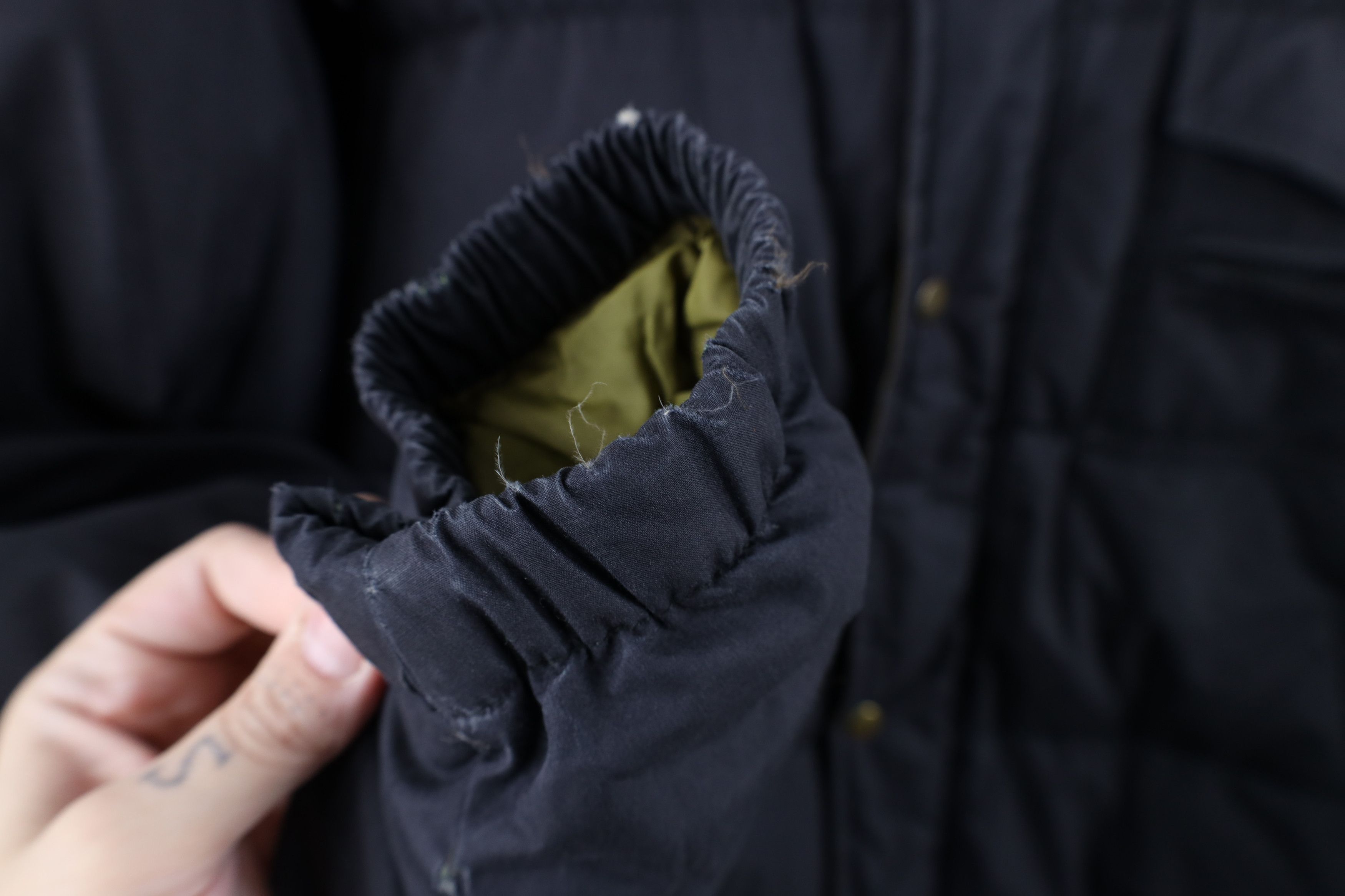 Vintage Vintage 90s Streetwear Duck Down Puffer Jacket Charcoal Gray Size US L / EU 52-54 / 3 - 9 Thumbnail
