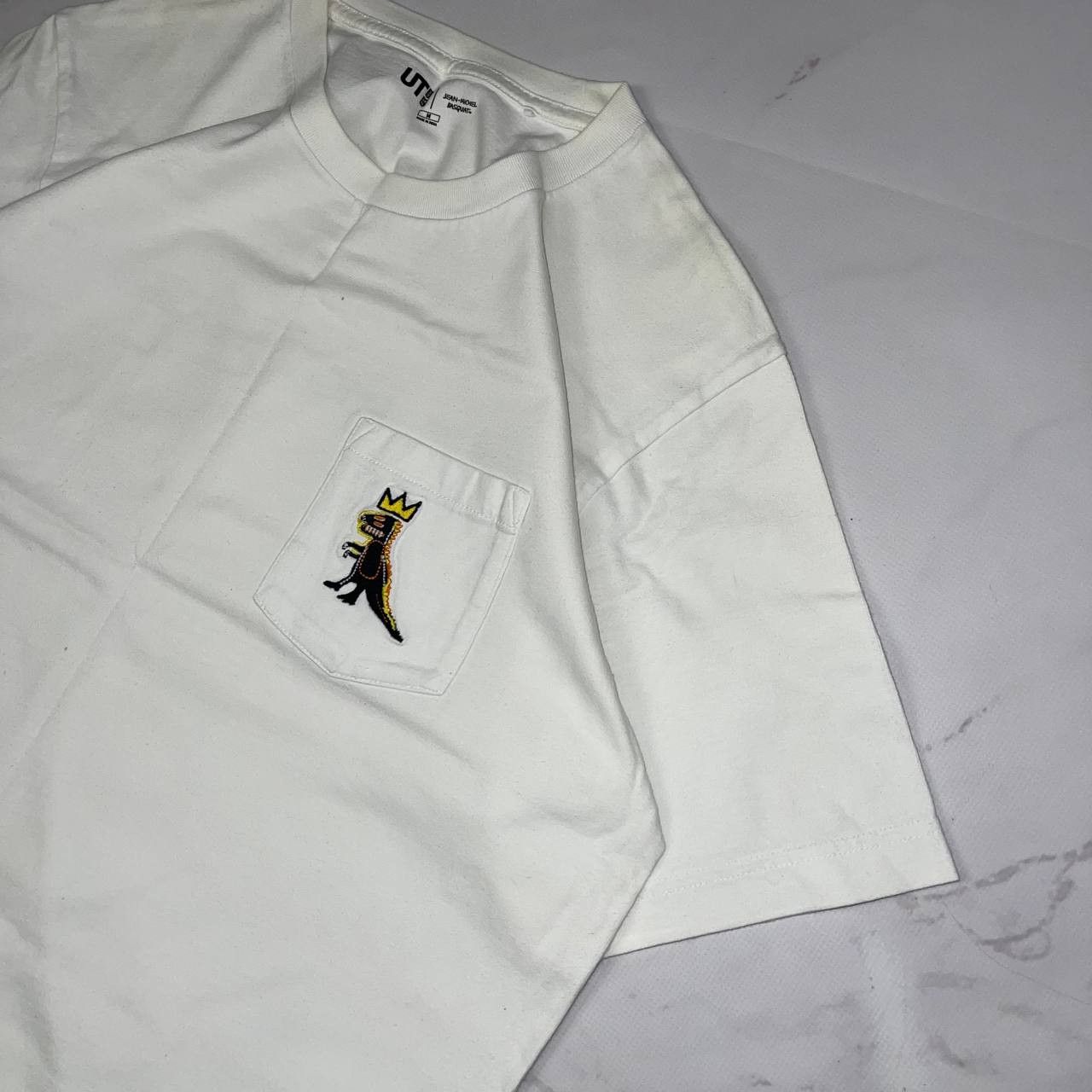 Vintage Jean-Michel Basquiat X Uniqlo T-Shirts White Animal Size M Size US M / EU 48-50 / 2 - 3 Thumbnail