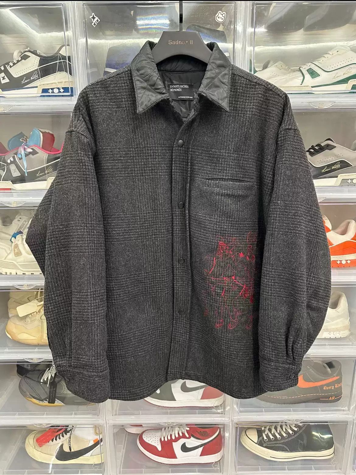 Enfants Riches Deprimes Enfants Riches Deprimes ERD 22aw Black Wool Sandwich Shirt Size US L / EU 52-54 / 3 - 1 Thumbnail