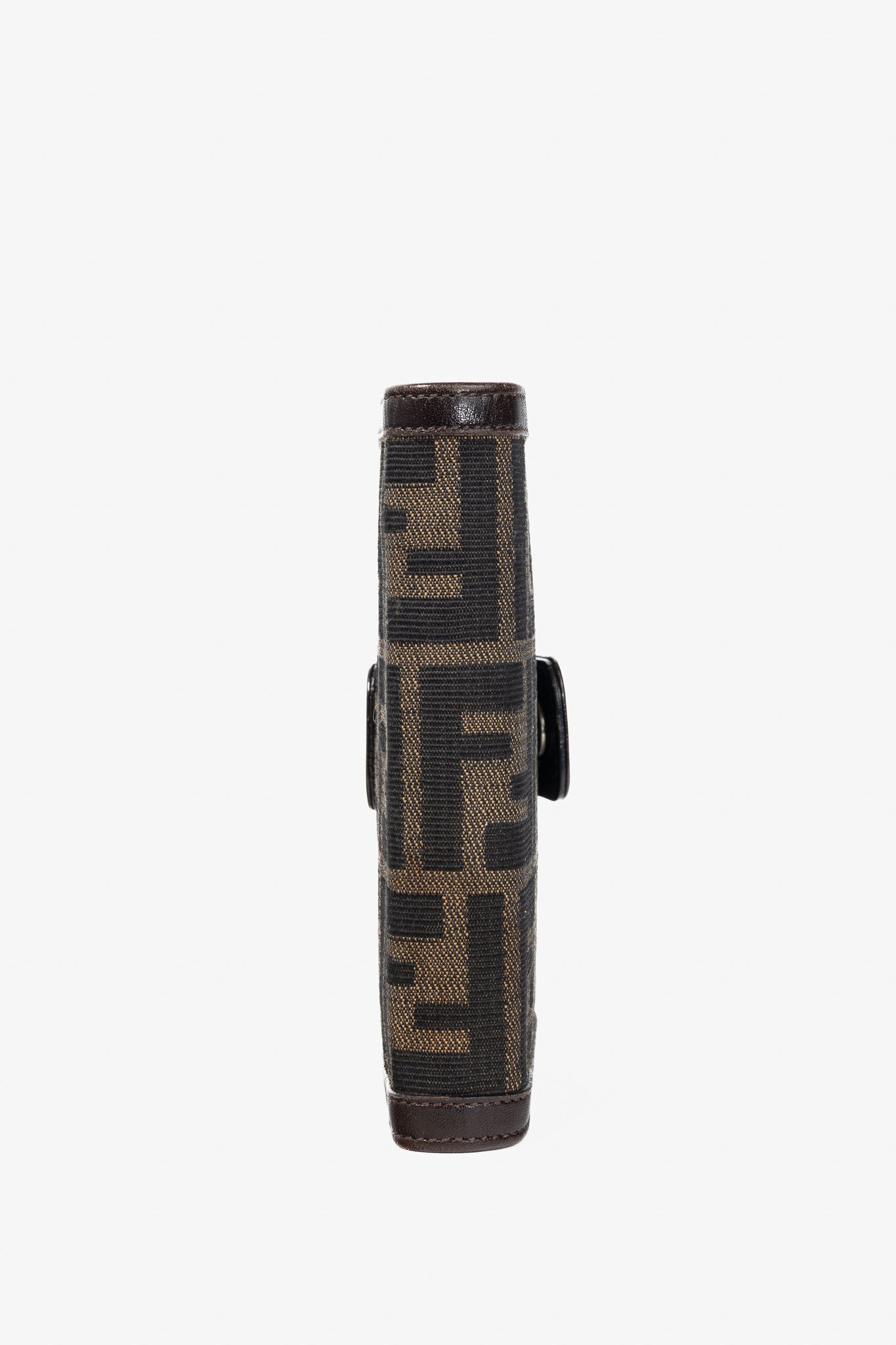 Fendi Fendi Brown Zucca Canvas Leather-Trim Agenda Cover Size ONE SIZE - 3 Thumbnail