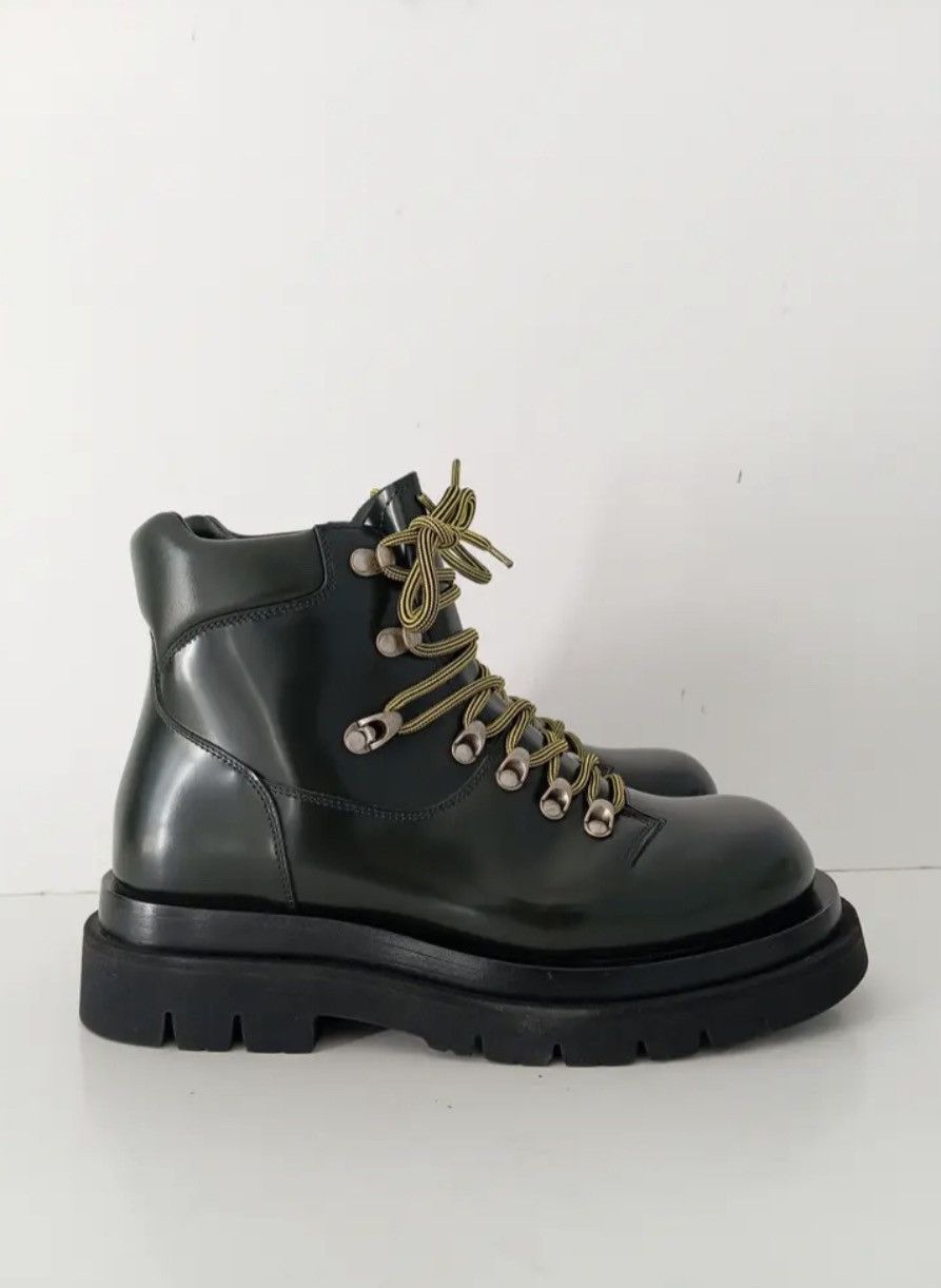 Bottega Veneta Hiking Ankle Boots green laces Size US 9 / EU 42 - 3 Thumbnail