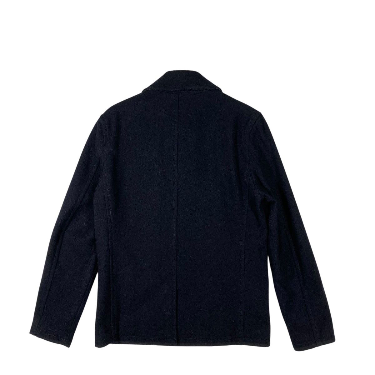Other × Zara ZARA MAN Wool Heavy Peacoat With Patches S Size Size US S / EU 44-46 / 1 - 10 Thumbnail