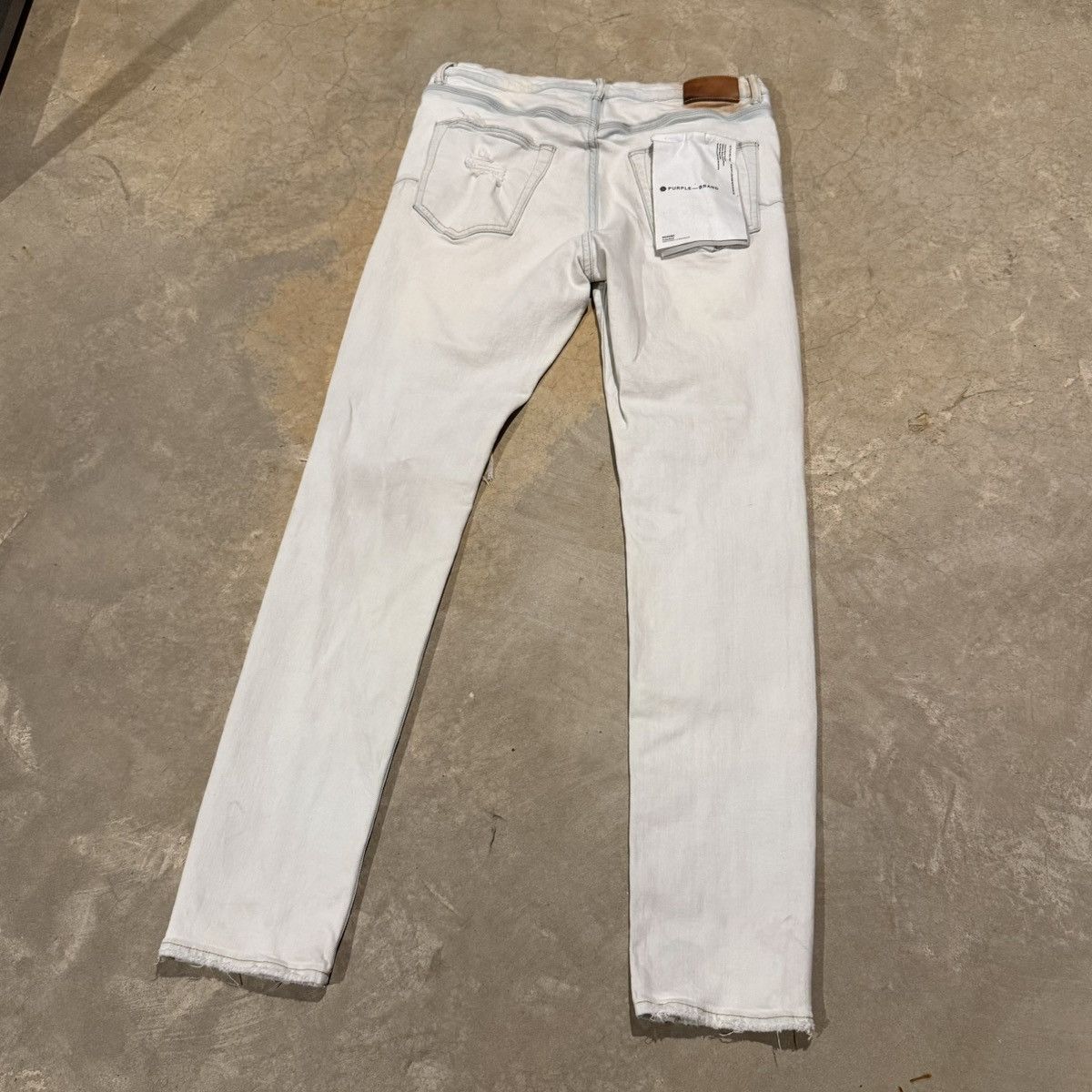 Purple Brand Purple Brand P001 Superlight Indigo Blowout Slim Fit Jeans Size US 33 - 11 Thumbnail