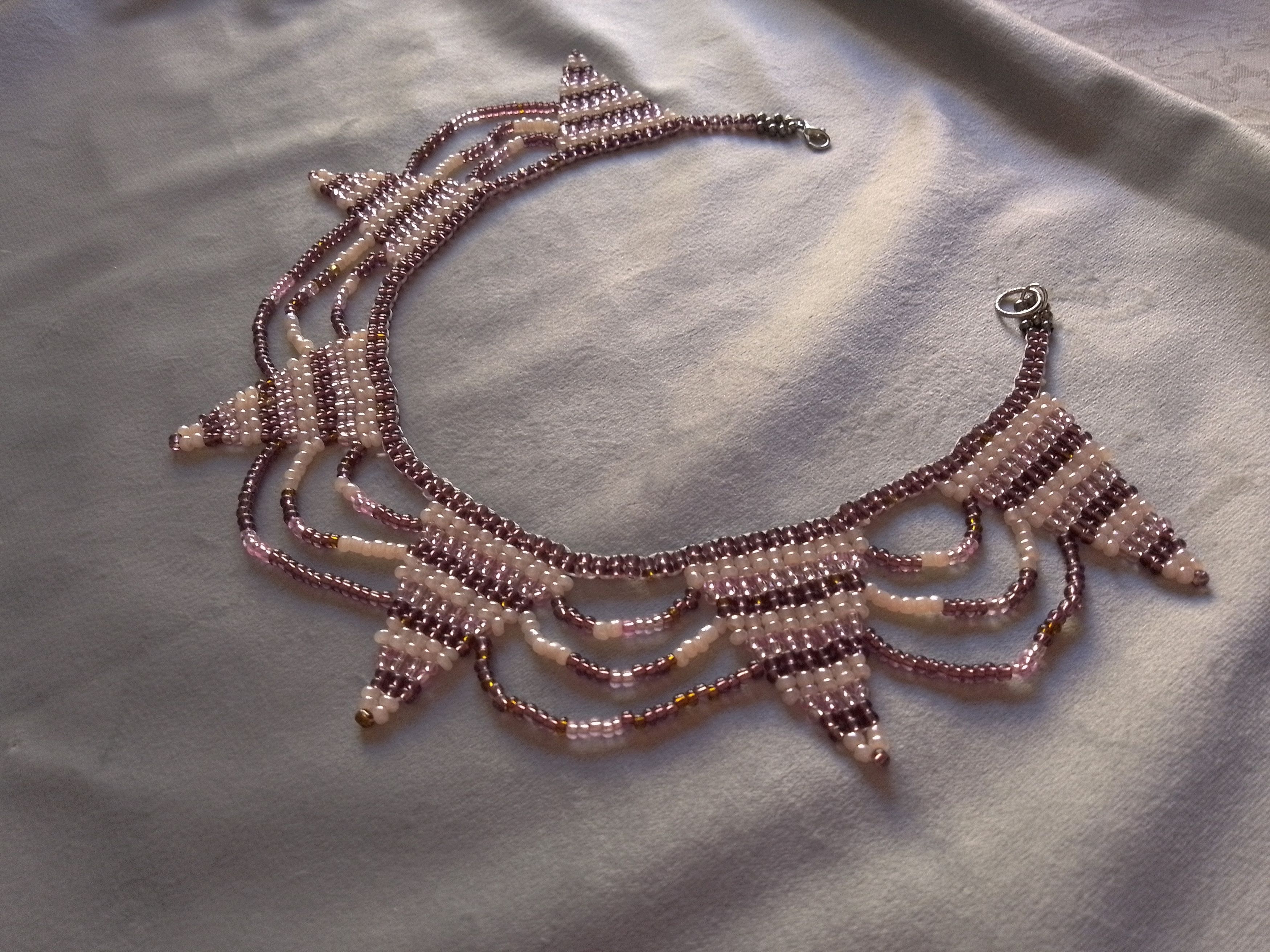 Handmade Necklace Beaded Ethnic Style Embroidered Size ONE SIZE - 2 Thumbnail