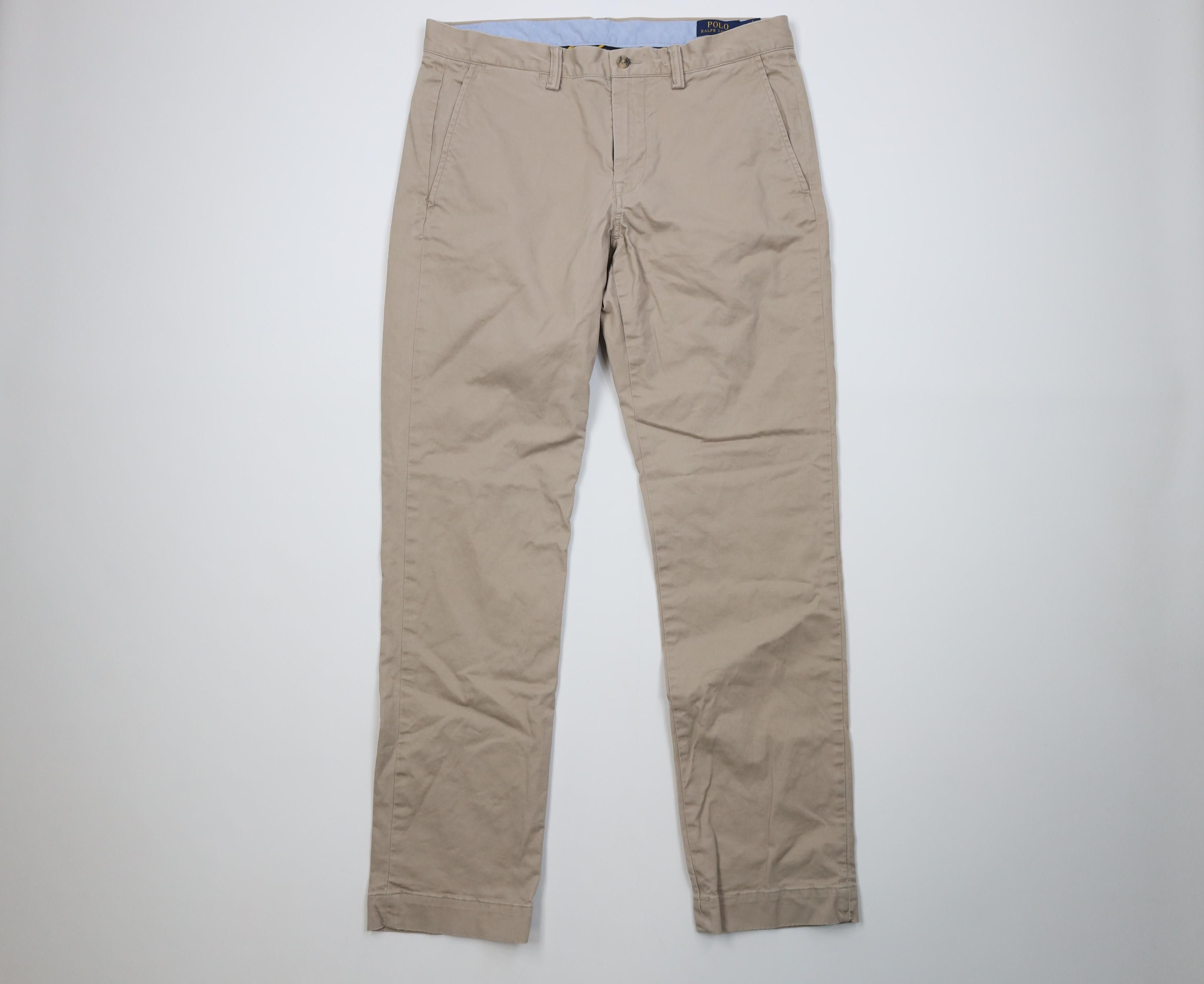 Polo Ralph Lauren Vintage Y2K Ralph Lauren Cotton Straight Leg Chino Pants Size US 33 - 1 Thumbnail