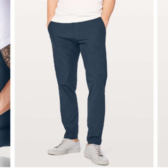 Lululemon Lululemon Blue Commission Pant Slim - 32 x 27" (shortened) Size US 32 / EU 48 - 5 Thumbnail