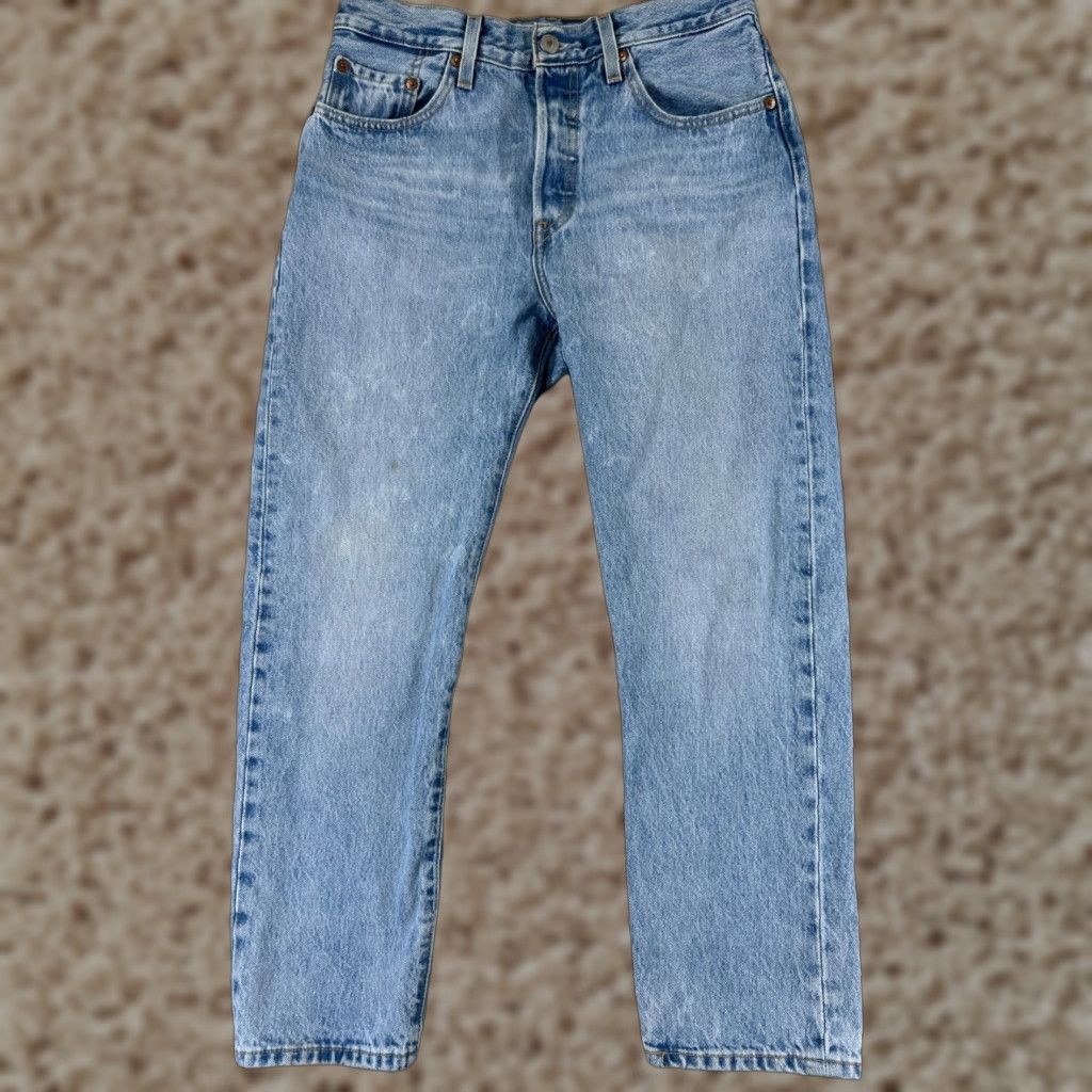 Levi's Levi's 501 XX Jeans Men Slim Denim Blue 27x24 Jeans Button Fly 501 XX Vintage? No Size US 27 - 1 Thumbnail