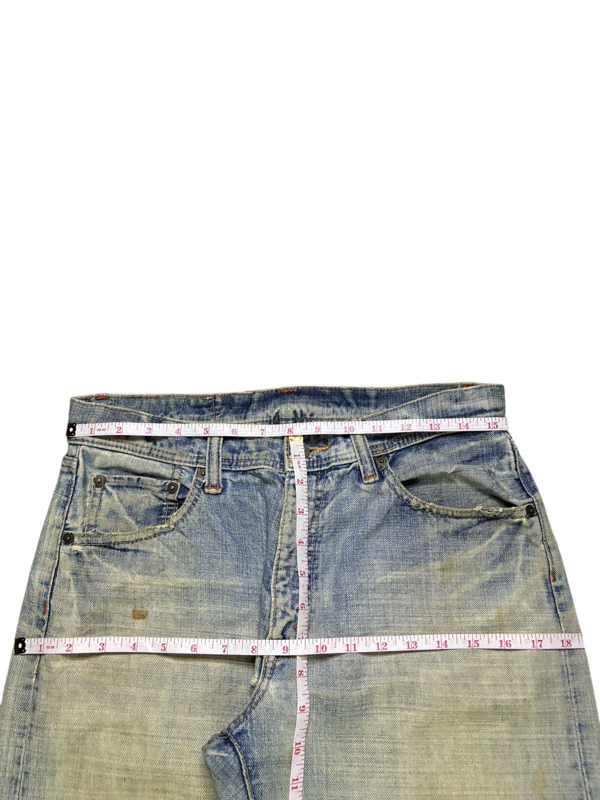 Japanese Brand Vintage Japanese Brand Mud Wash Distressed Loose Baggy Jeans Size US 30 / EU 46 - 12 Thumbnail