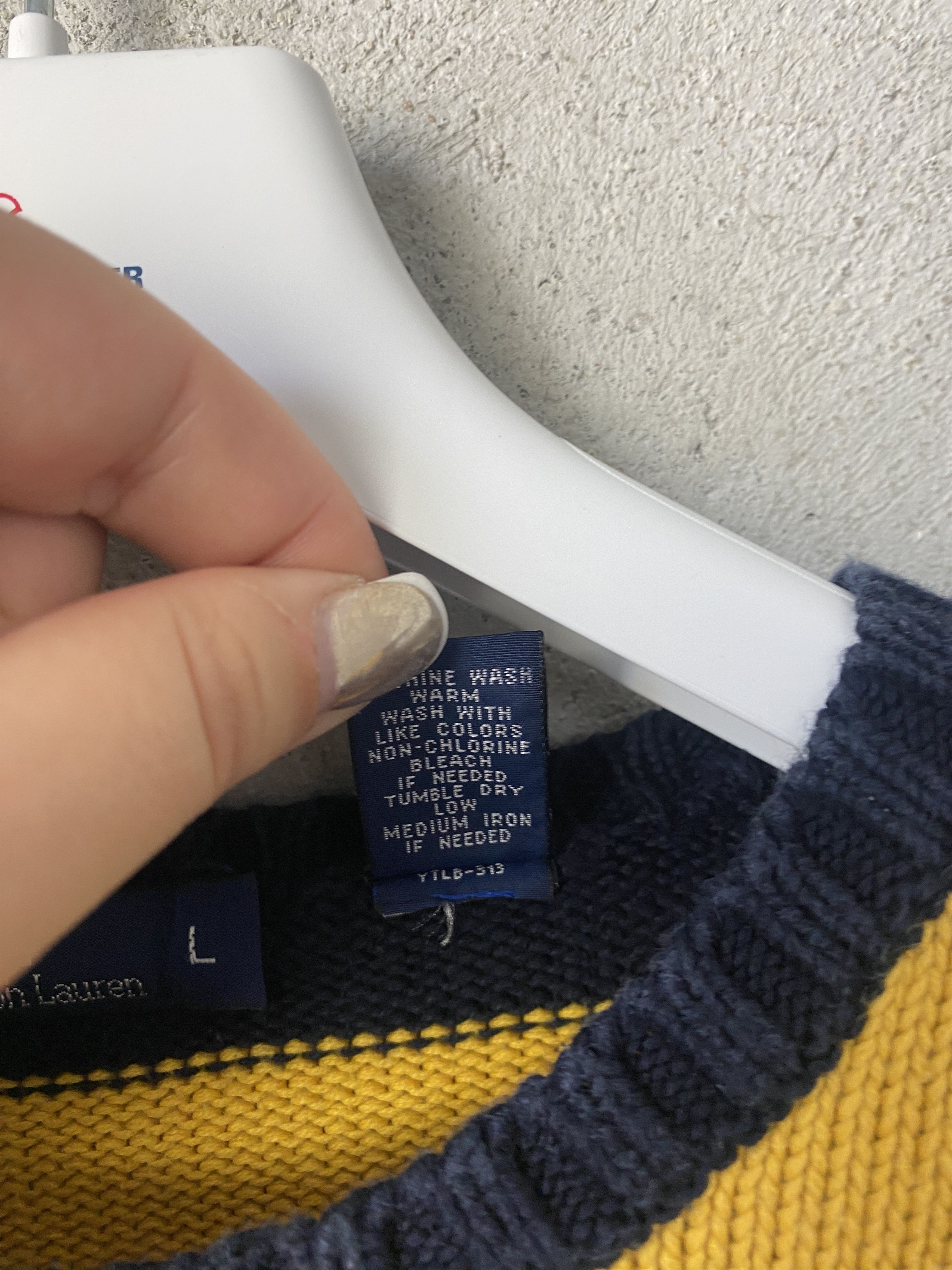 Polo Ralph Lauren Polo Ralph Lauren vintage striped sweater knitwear Size L / US 10 / IT 46 - 4 Thumbnail