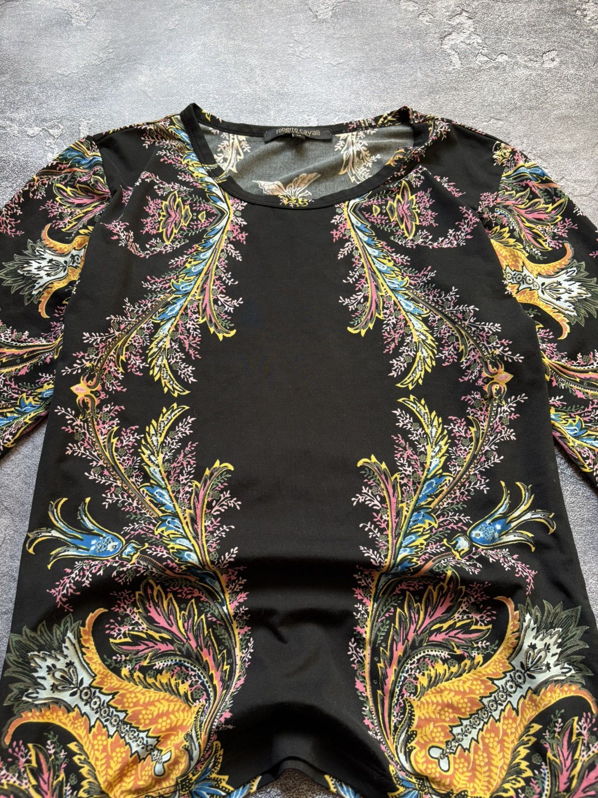 Roberto Cavalli Vintage Roberto Cavalli Luxury Paisley Printed Long Sleeve Size M / US 6-8 / IT 42-44 - 5 Thumbnail