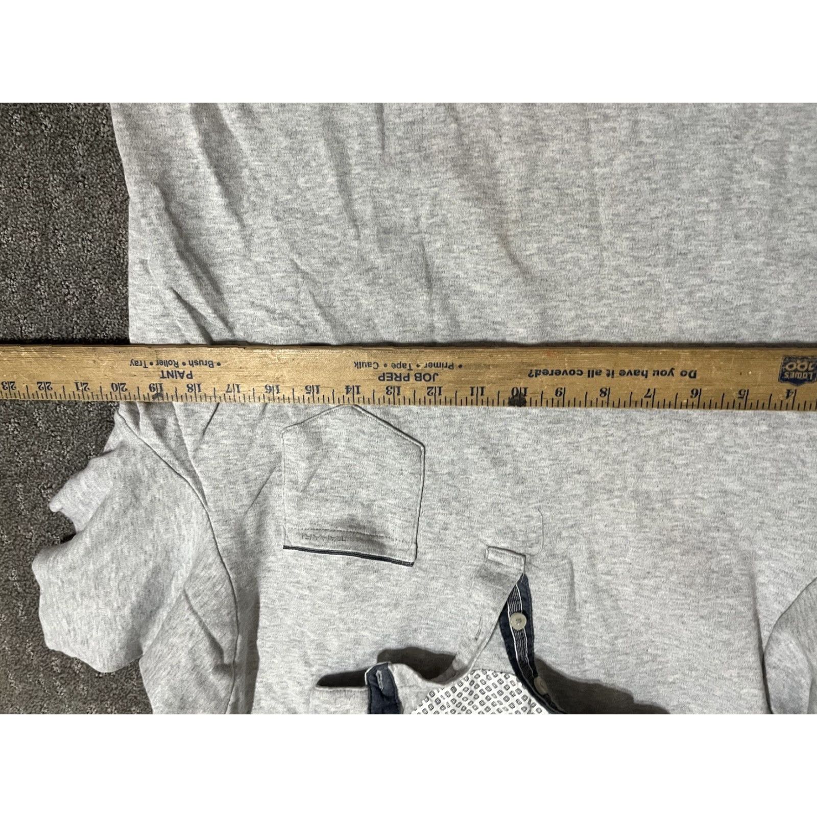 Vintage Tahari Polo Shirt Mens Large Gray Short Sleeve Pocket Solid Cotton Golf Size US L / EU 52-54 / 3 - 5 Thumbnail
