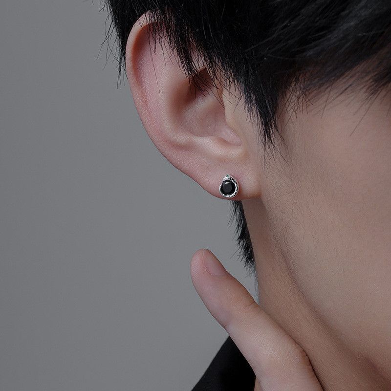 Jewelry Snake Modern Earrings One Pairs Chrome Jewelry Size ONE SIZE - 3 Thumbnail