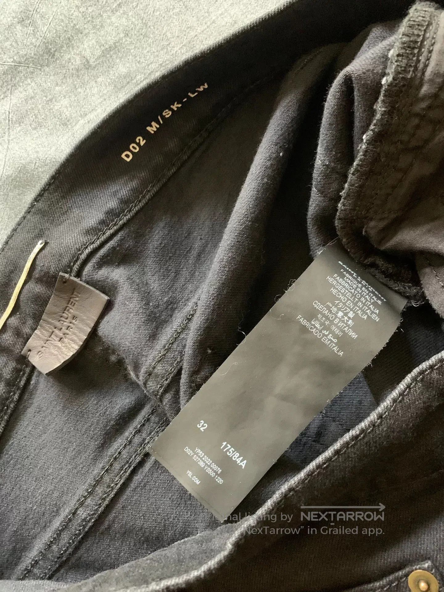 Saint Laurent Paris Saint Laurent SLP Washed Distressed Jeans. Size US 32 / EU 48 - 4 Thumbnail