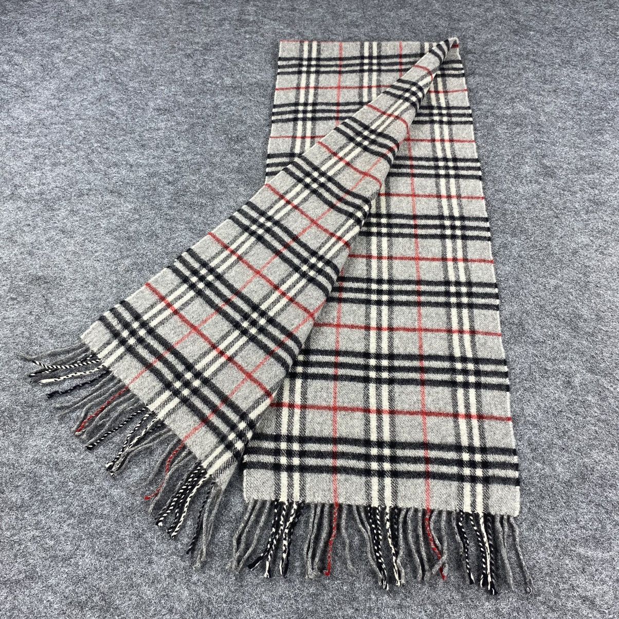 Burberry × Vintage Burberrys Scarf # D203 # Muffler # Neckwear Size ONE SIZE - 4 Thumbnail