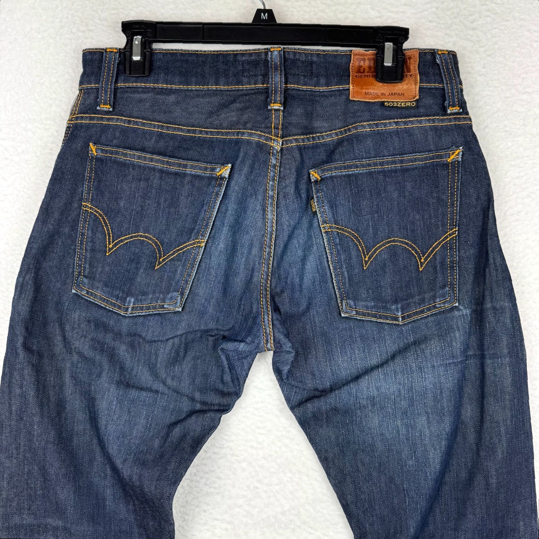 Edwin Edwin 503 Zero Jeans Slim Straight Denim 30x31 Regular Men Blue Cotton Japan Size US 30 / EU 46 - 4 Thumbnail
