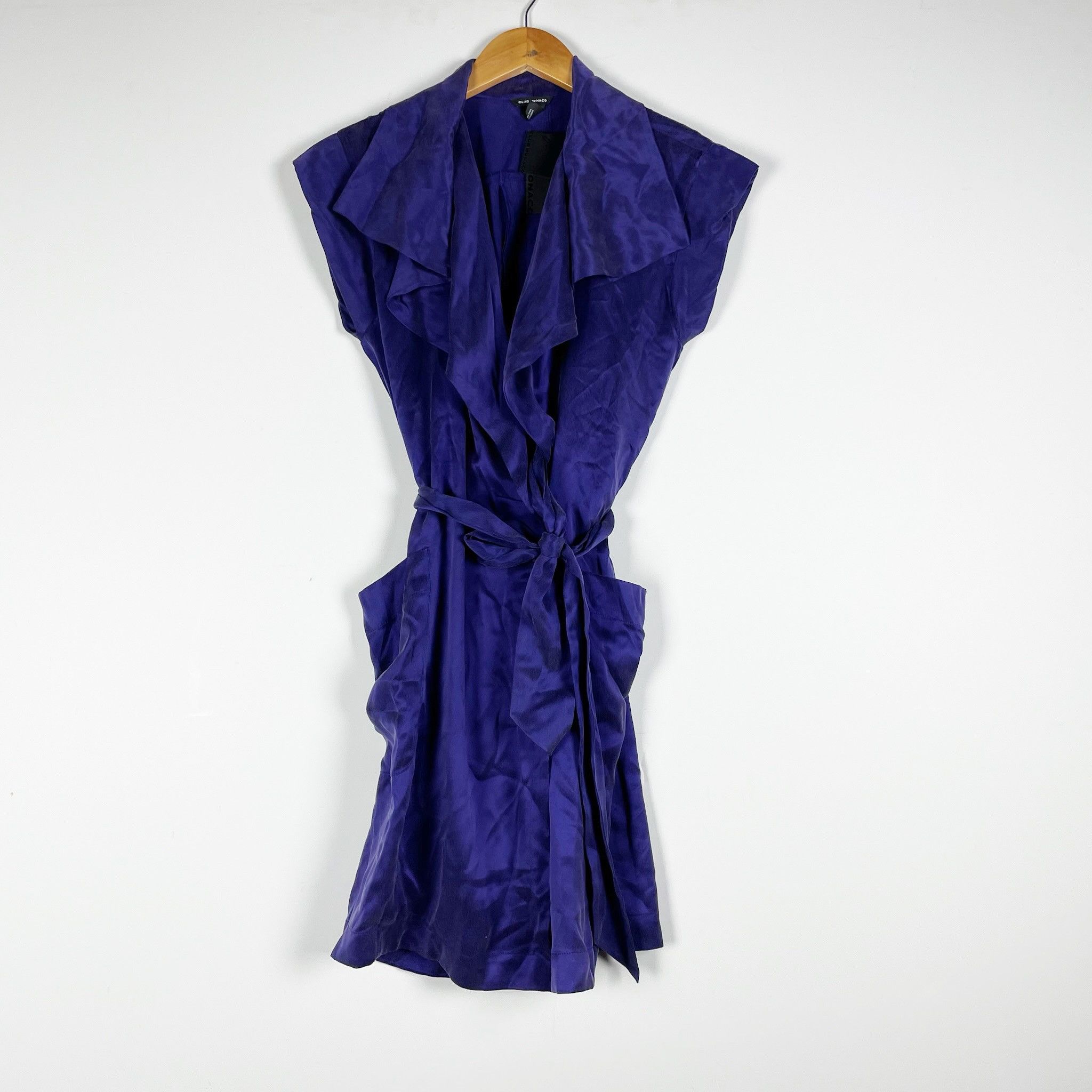Club Monaco NEW Club Monaco Deb 100% Silk Waterfall Size XS / US 0-2 / IT 36-38 - 1 Thumbnail