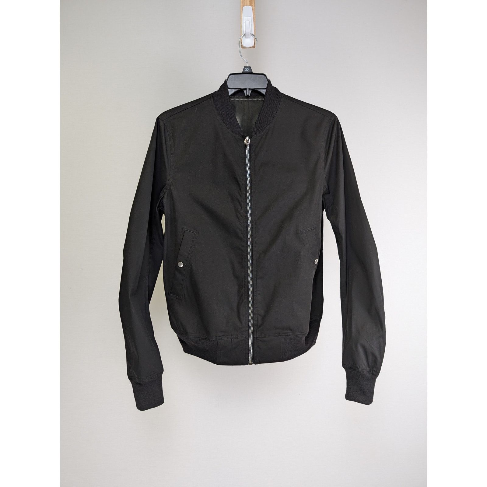 Rick Owens o1rshd1 Reversible Flight Jacket in Black/Black Plaid Size US M / EU 48-50 / 2 - 1 Thumbnail
