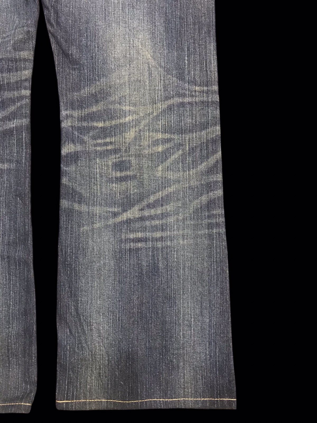 Edwin 💥FLARE💥ARCHIVAL EDWIN 401XVS STONE WASH DENIM F326 Size US 31 - 16 Thumbnail