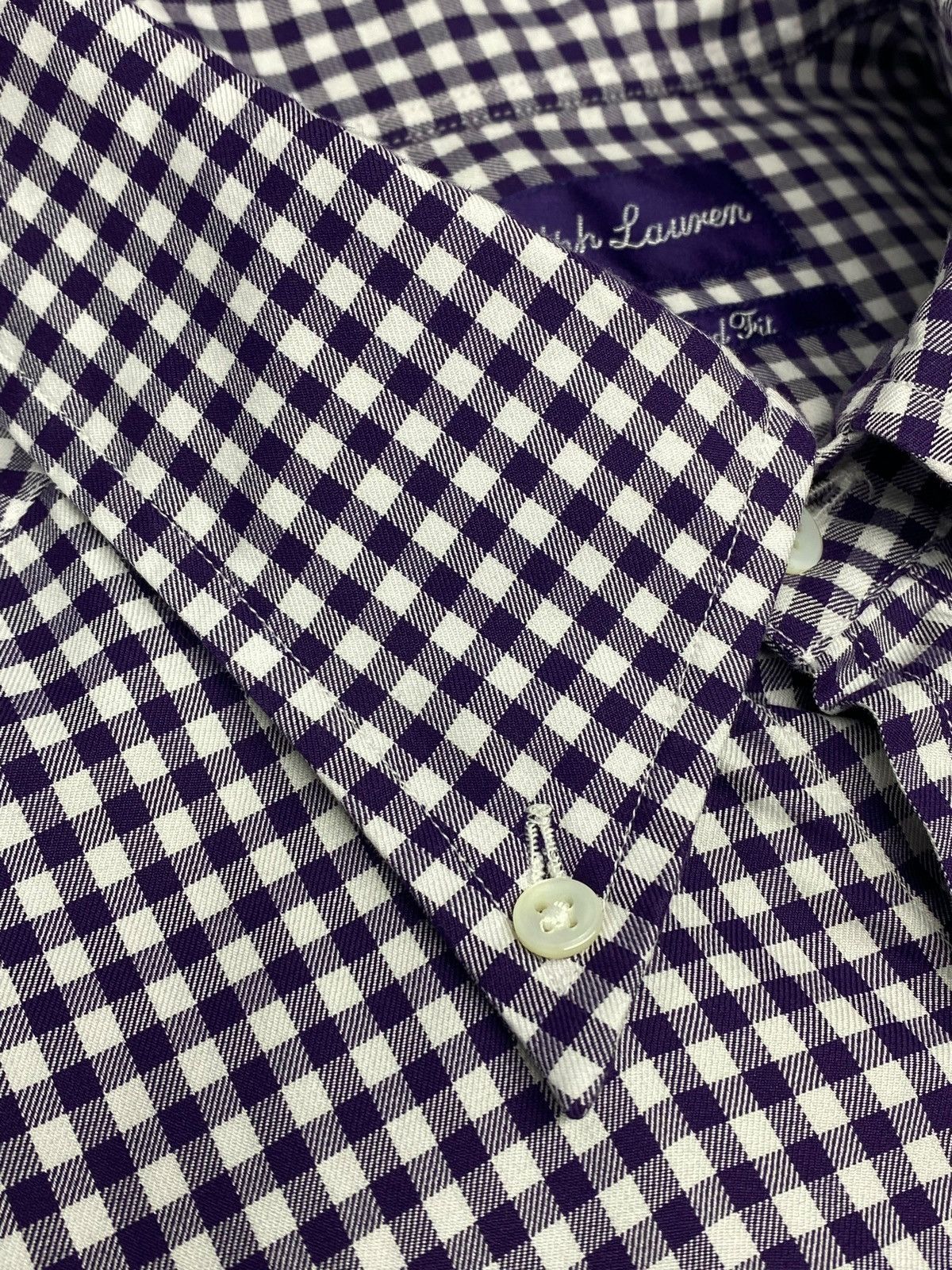 Ralph Lauren × Ralph Lauren Purple Label 🔥 RALPH LAUREN PURPLE LABEL GINGHAM Y2K MADE IN ITALY VIBE Size US M / EU 48-50 / 2 - 17 Thumbnail