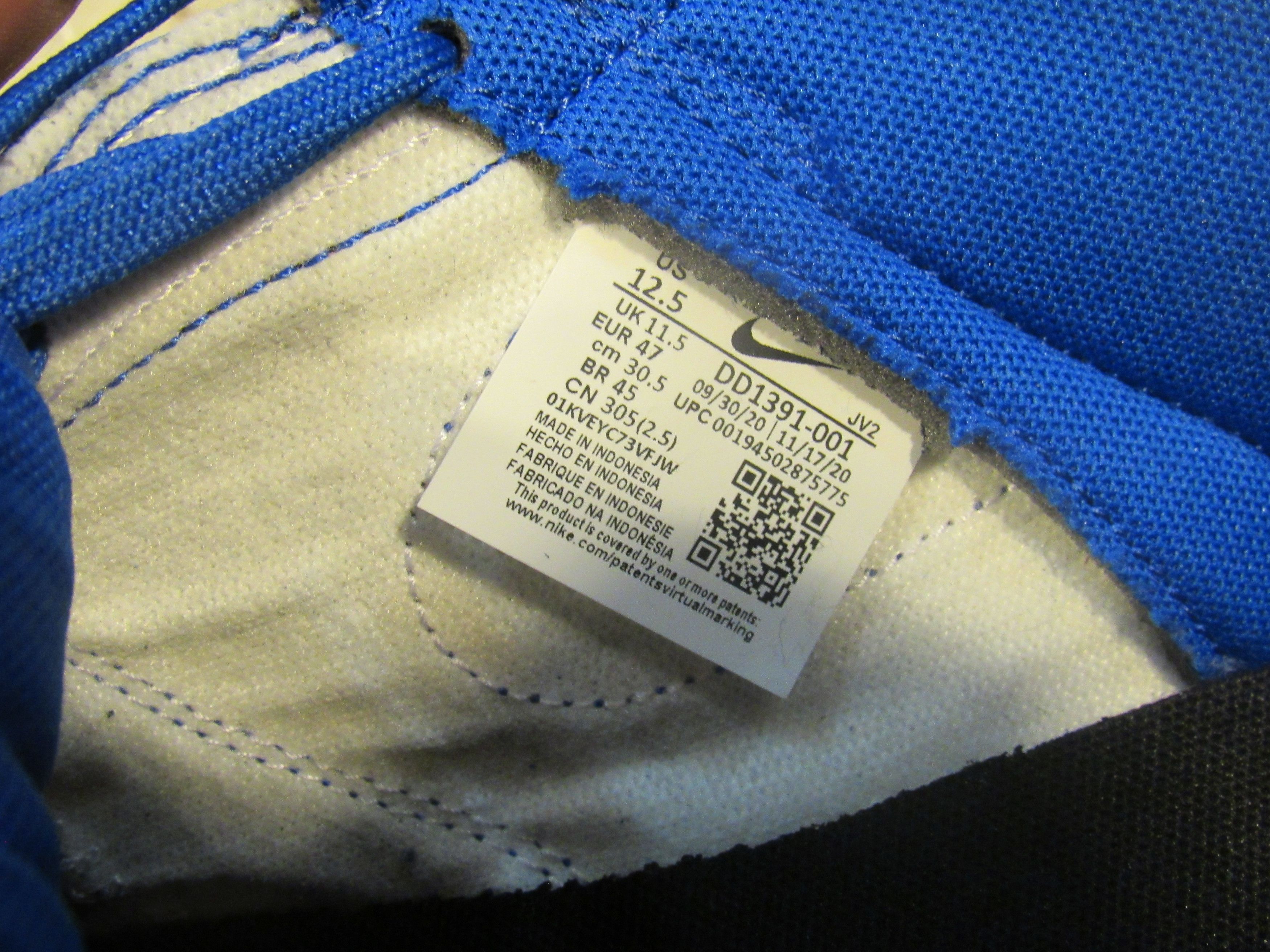 Nike Dunk Low 'Hyper Cobalt' Size US 12.5 / EU 45-46 - 11 Thumbnail