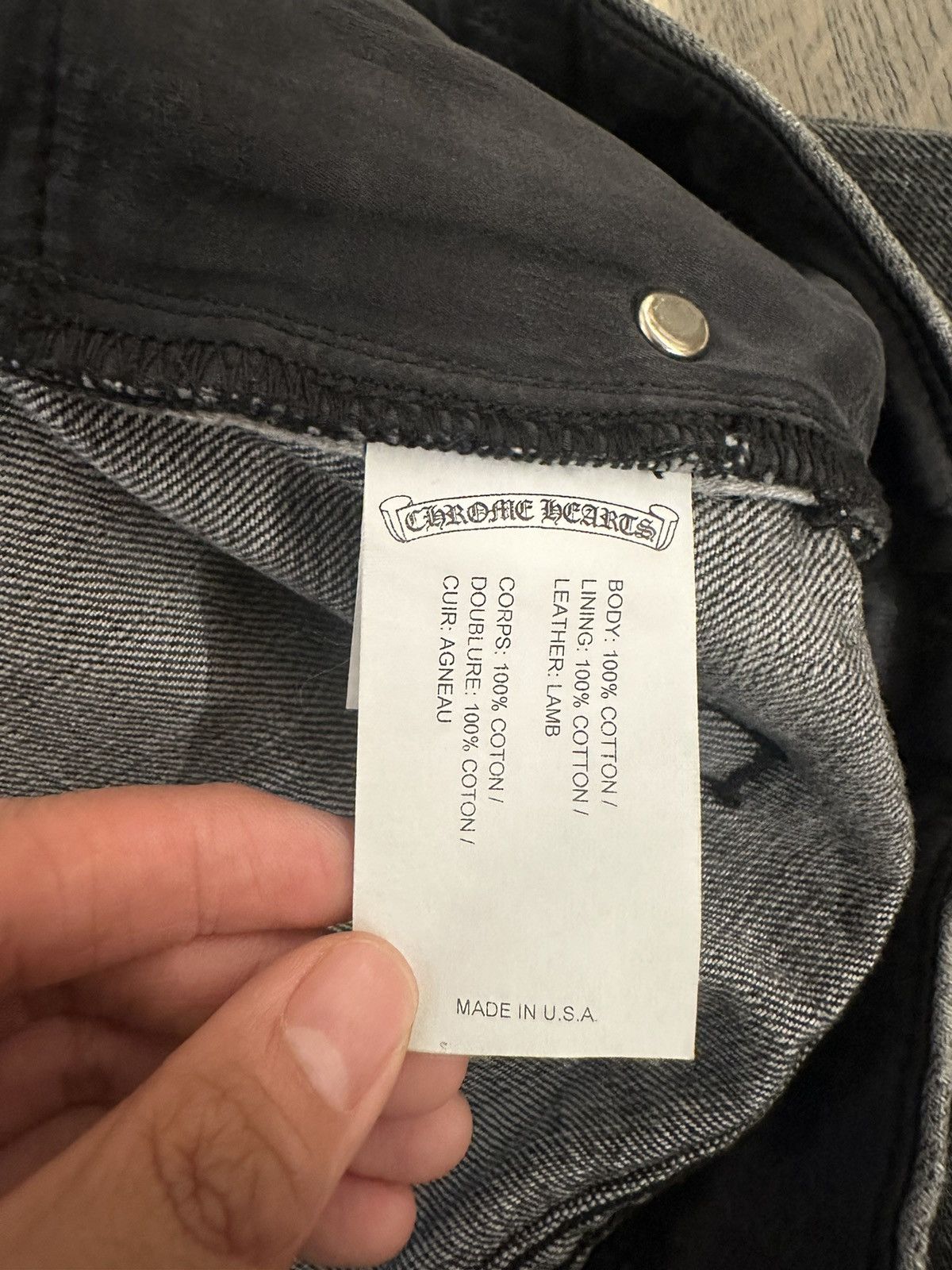 Chrome Hearts 🔥Chrome Hearts Grey Jeans with Patches🔥 Size US 38 / EU 54 - 12 Thumbnail