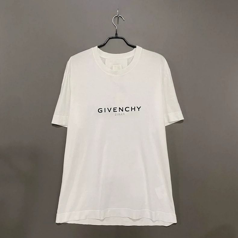 Givenchy Givenchy Givenchy Classic Logo Short Sleeve TShirt -2507 Size US XXL / EU 58 / 5 - 2 Thumbnail