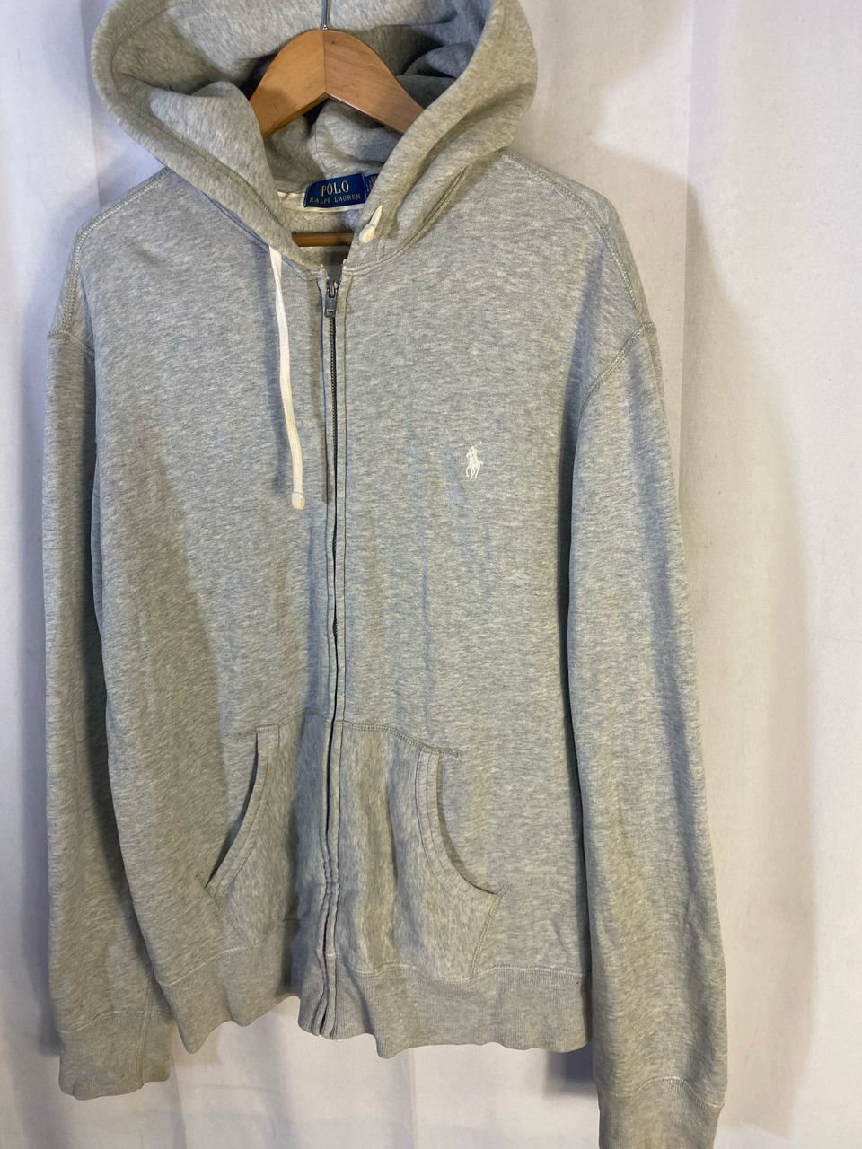 Polo Ralph Lauren × Vintage Vintage polo Ralph Lauren small logo talon zipper hoodie Size US L / EU 52-54 / 3 - 3 Thumbnail