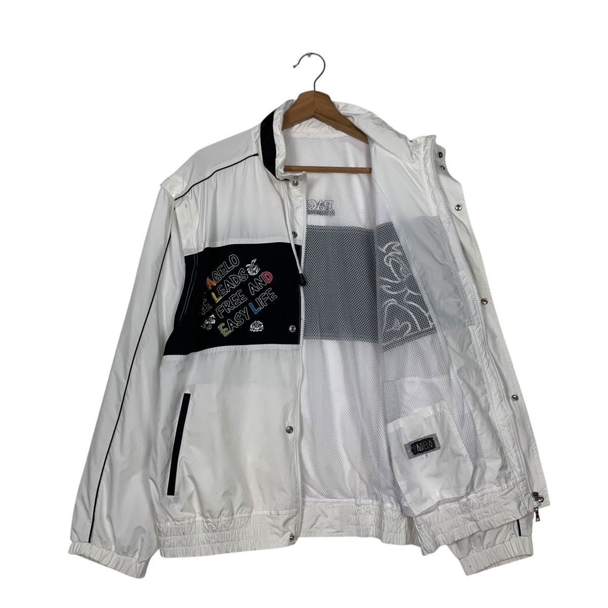 Japanese Brand PAGELO Bunny Graphics Light Zipper Jacket #2496-C112 Size US L / EU 52-54 / 3 - 9 Thumbnail