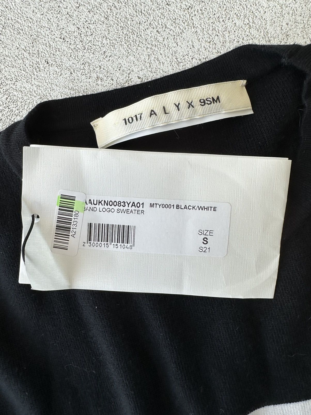 1017 ALYX 9SM 1017 ALYX 9SM Jumper Sweater Logo Intarsia Crew Neck Size US S / EU 44-46 / 1 - 2 Thumbnail
