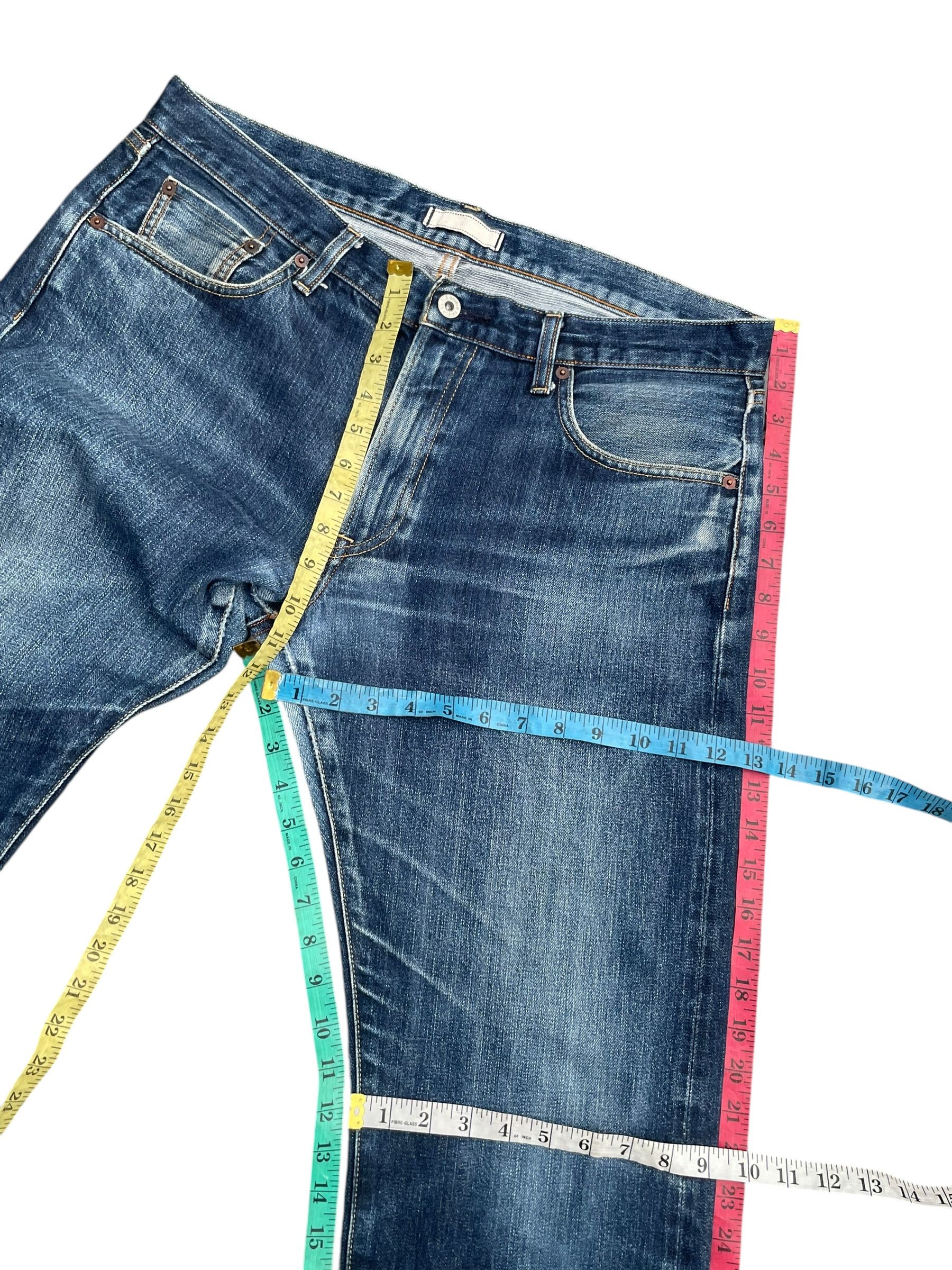 Japanese Brand Uniqlo Redline Selvedge Denim Size US 37 - 11 Thumbnail