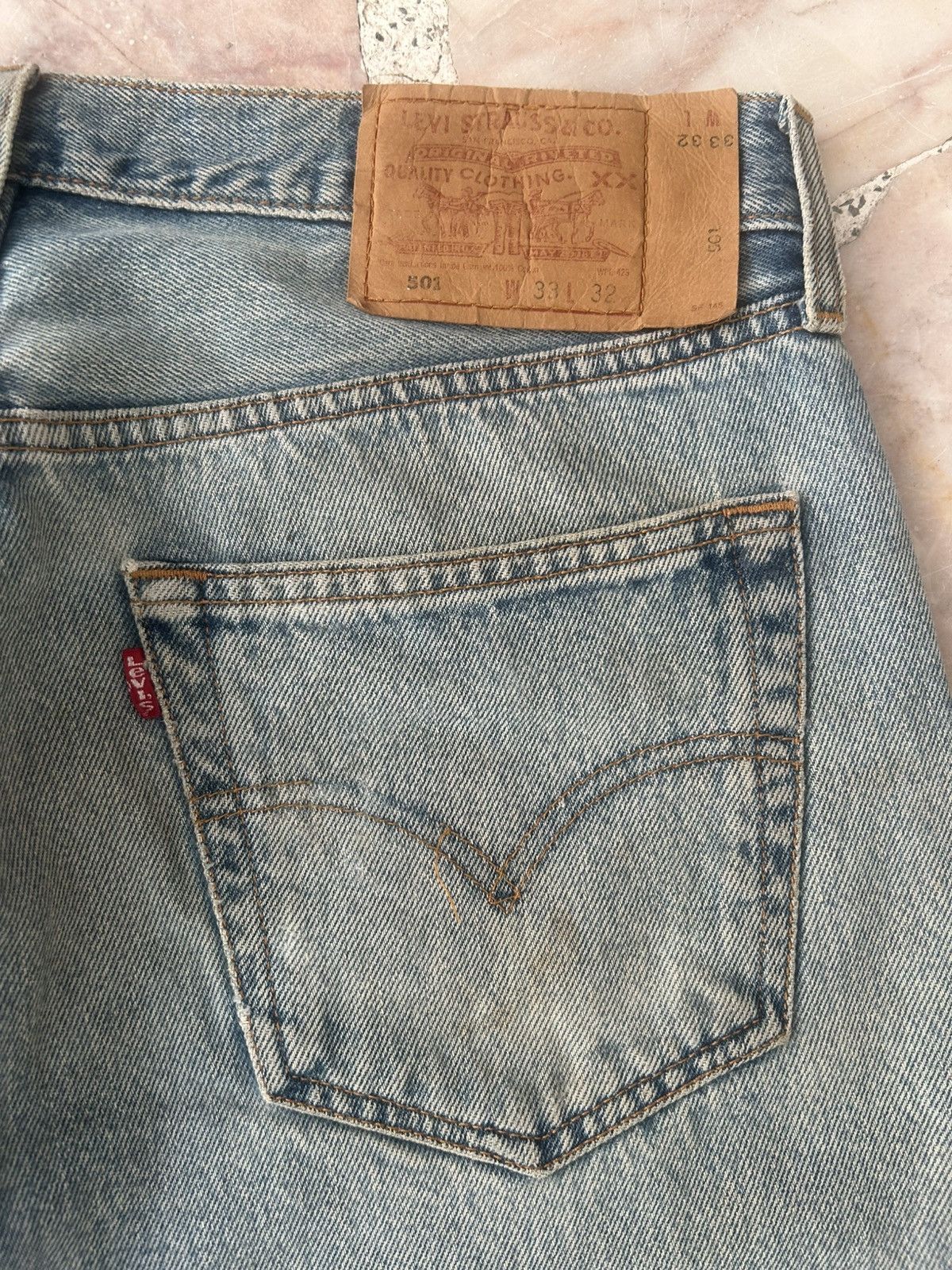 Levi's Levis 501 Vintage Short Pants Ripped Size US 33 - 8 Thumbnail