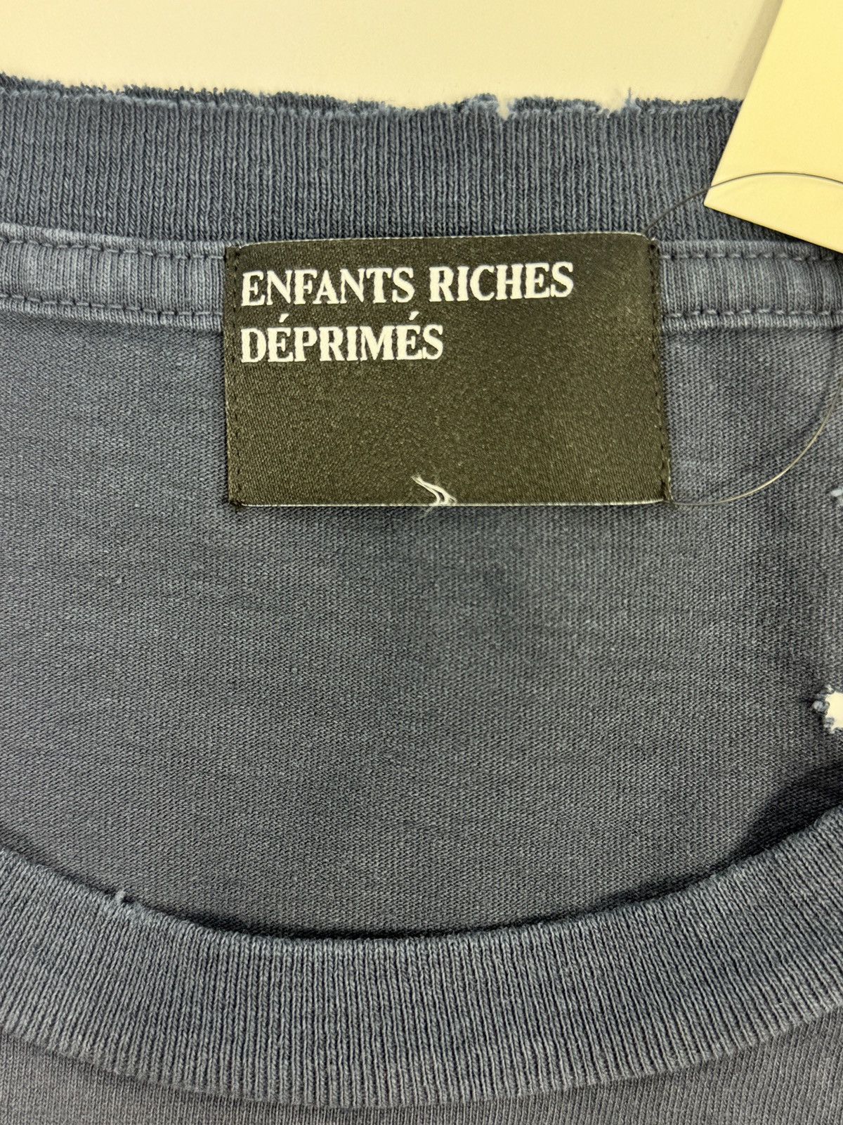 Enfants Riches Deprimes CLASSIC LOGO POCKET FADED DISTRESSED LONG SLEEVE T-SHIRT Size US XXL / EU 58 / 5 - 4 Thumbnail