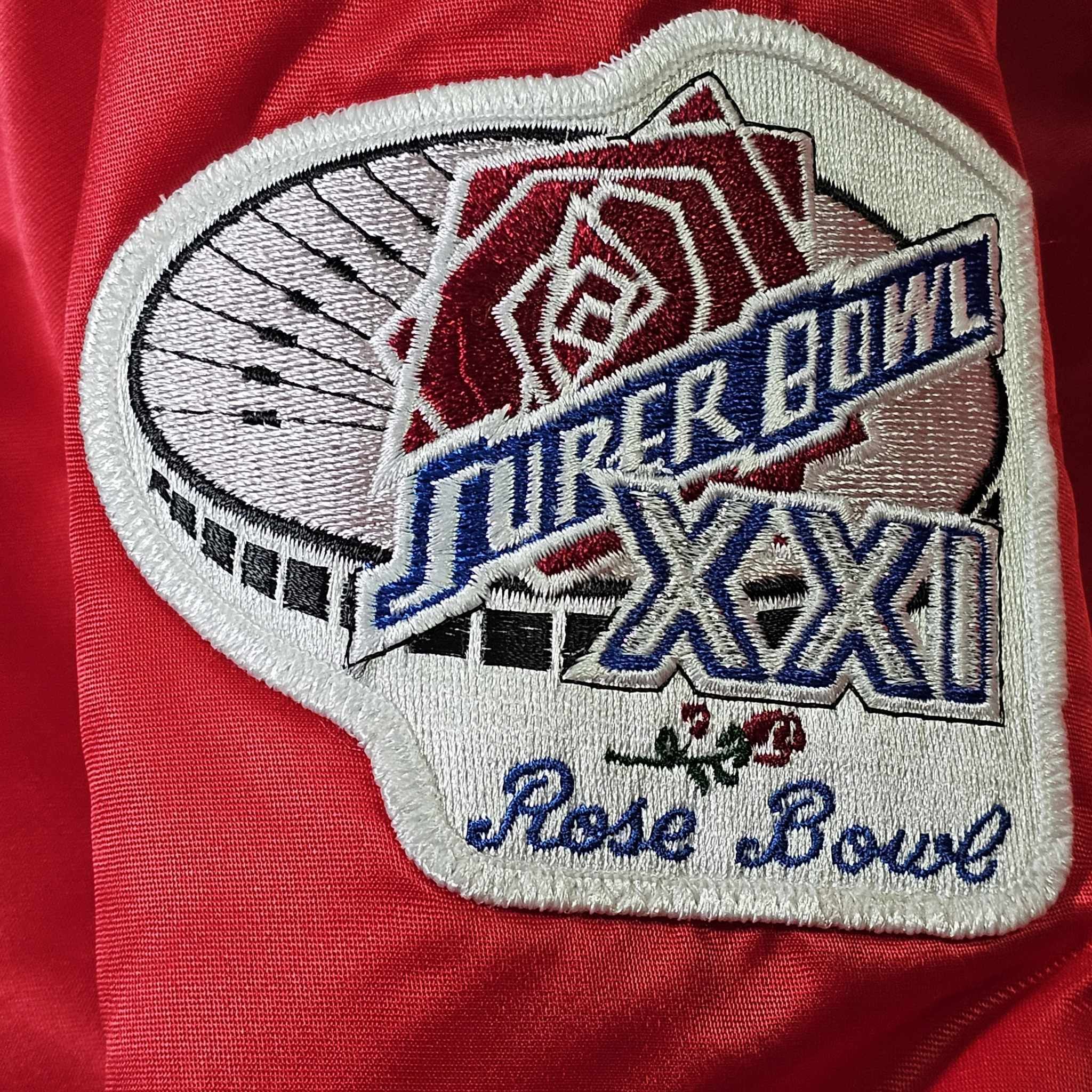 NFL × The Game × Vintage New York Giants Vintage 80s Super Bowl Satin Bomber Jacket Size US XL / EU 56 / 4 - 8 Thumbnail