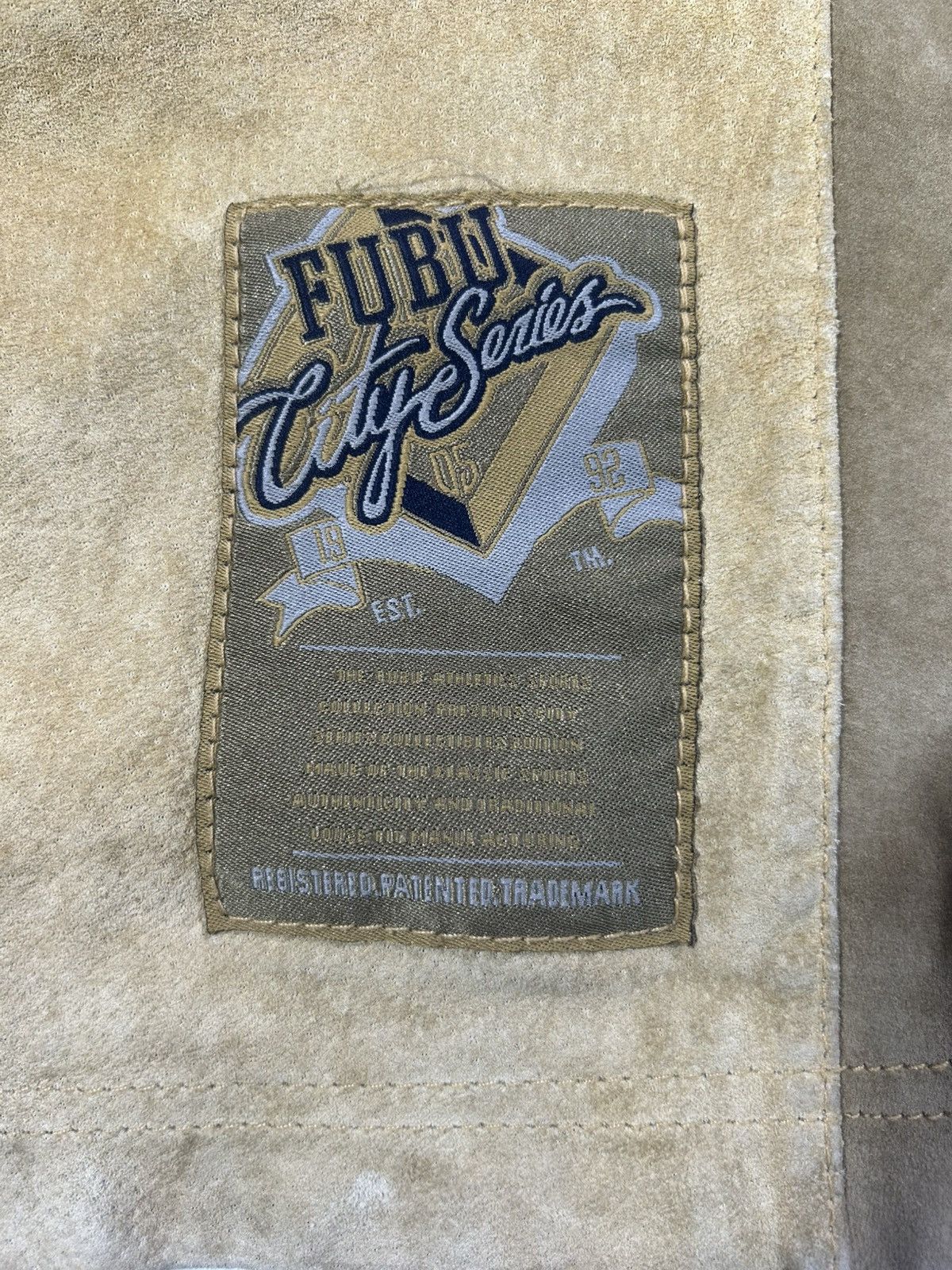 Fubu RARE MENS LARGE LEATHER FUBU CITY SERIES COLLECTION VEST Size US L / EU 52-54 / 3 - 2 Thumbnail