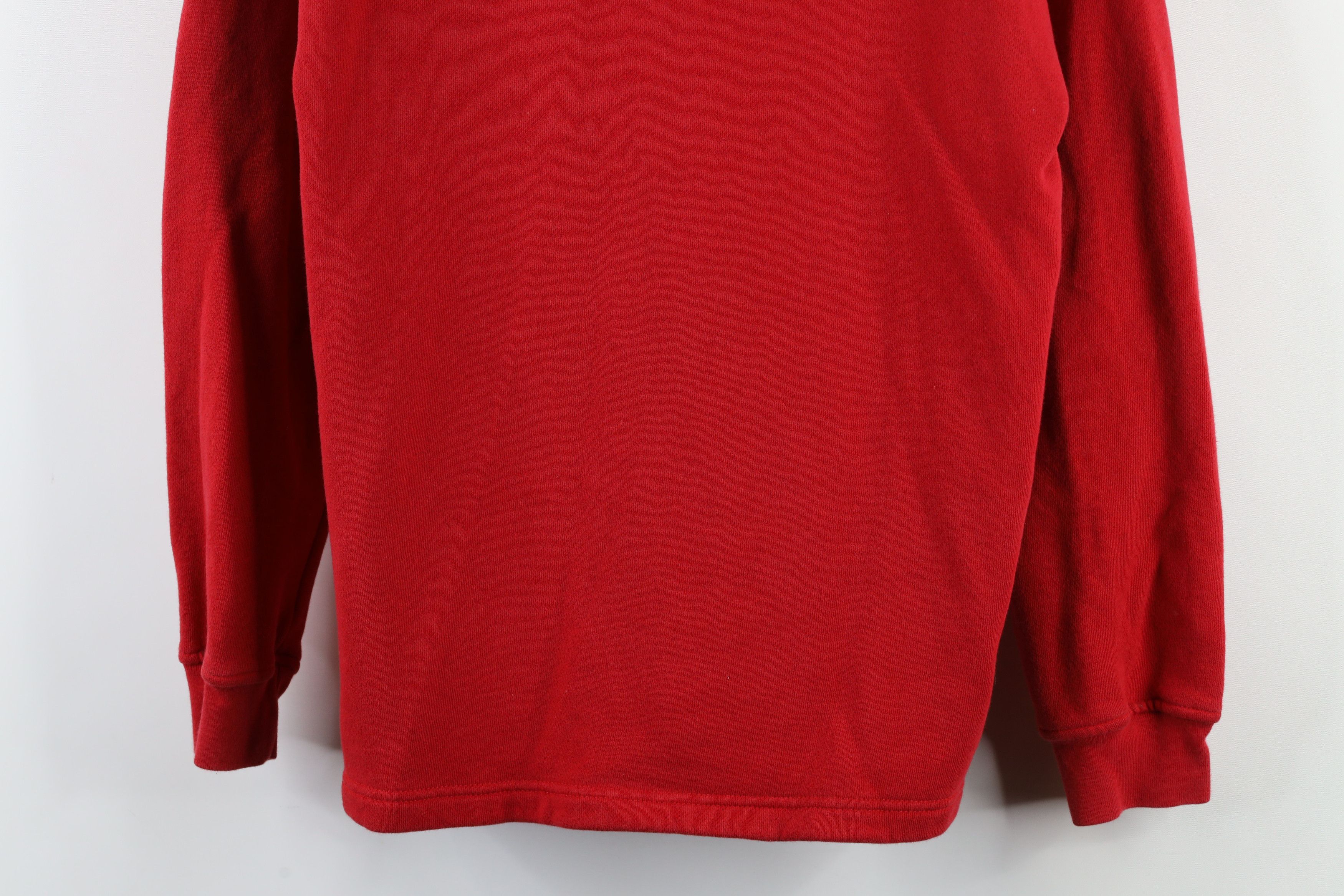 Ralph Lauren × Vintage Vintage 90s Ralph Lauren Faded Crewneck Sweatshirt Red Size US M / EU 48-50 / 2 - 3 Thumbnail