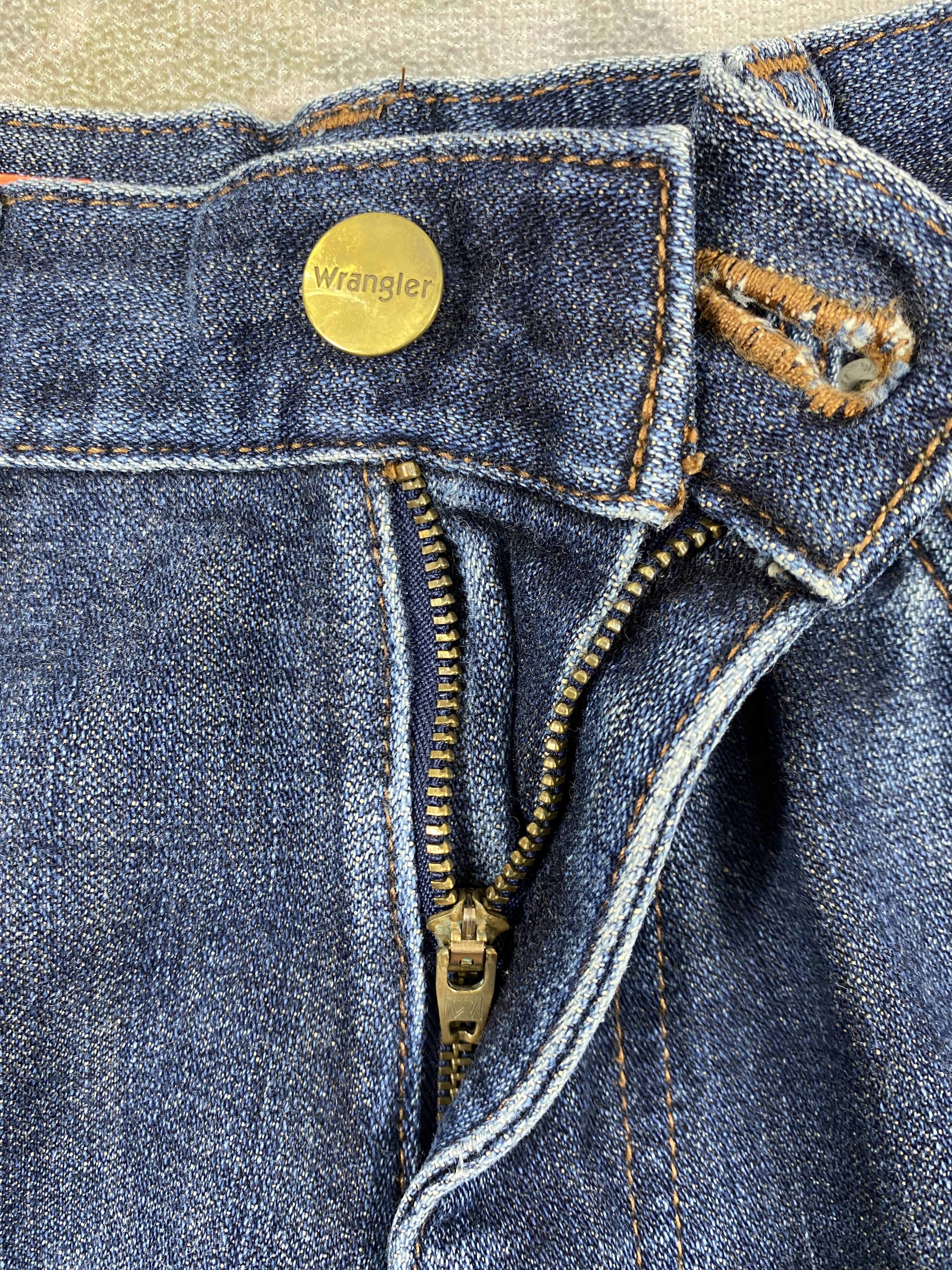 If Six Was Nine Vintage Wrangler Flare Boot Cut Jeans 29x29 Denim- JN3690 Size US 29 - 6 Thumbnail