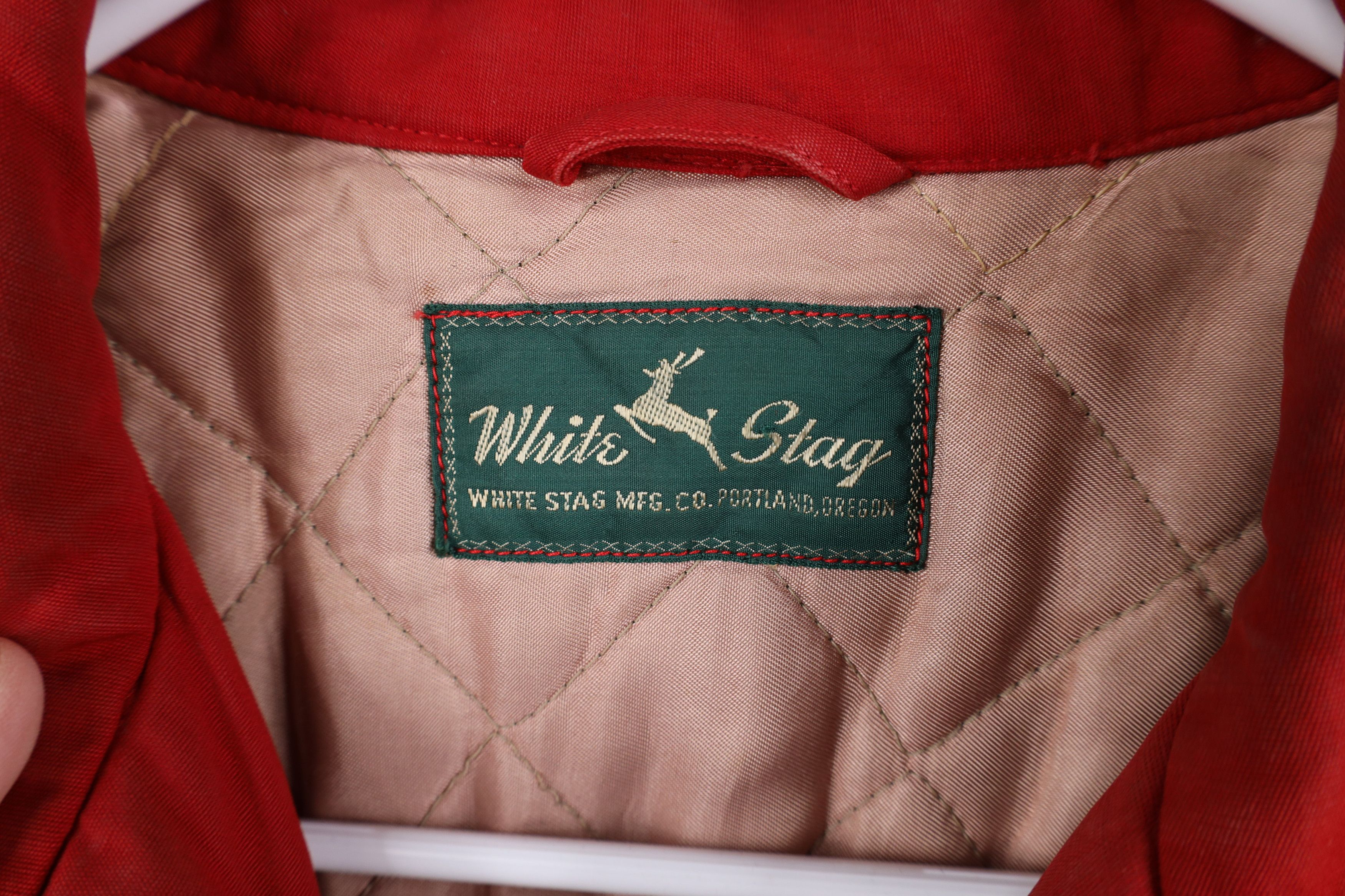 Vintage Vintage 50s 60s Streetwear Quilted Chore Jacket Red USA Size US M / EU 48-50 / 2 - 9 Thumbnail