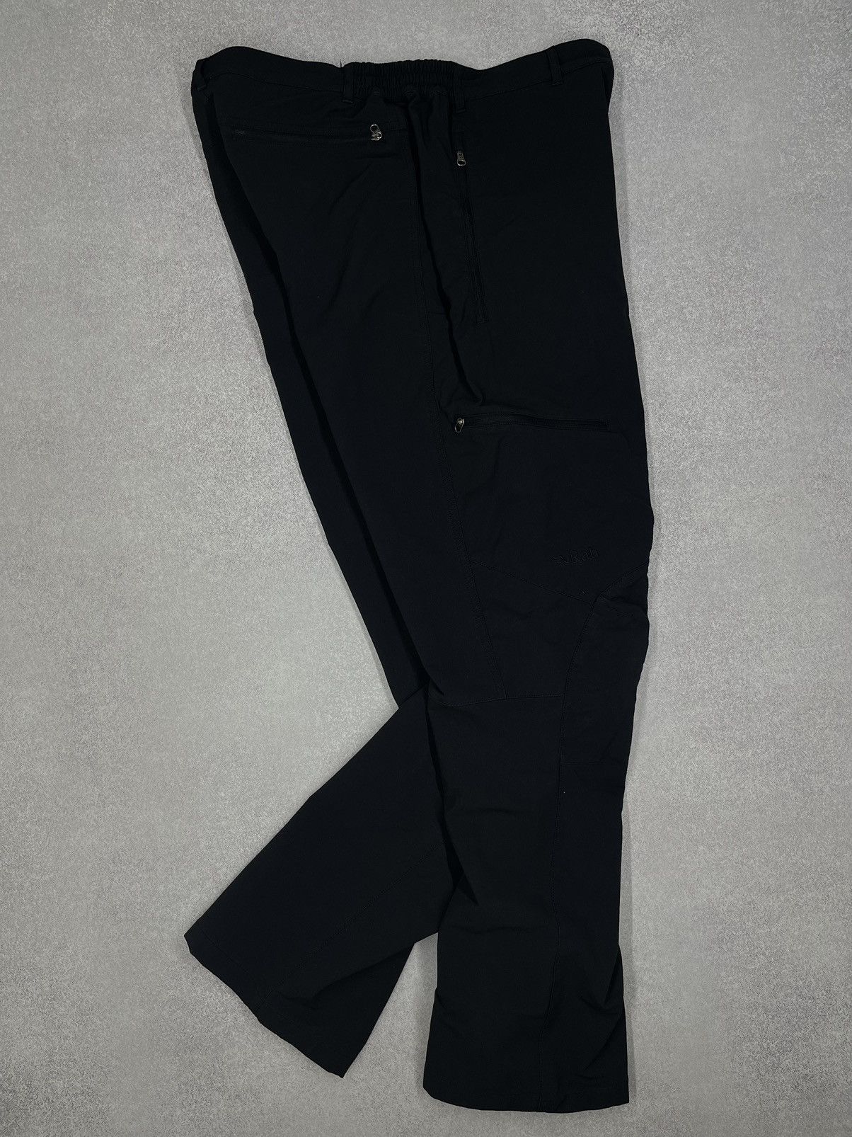 Rab Mens Rab Treklite Pants Full Black Y2K Gorpcore Outdoor Size US 36 / EU 52 - 4 Thumbnail