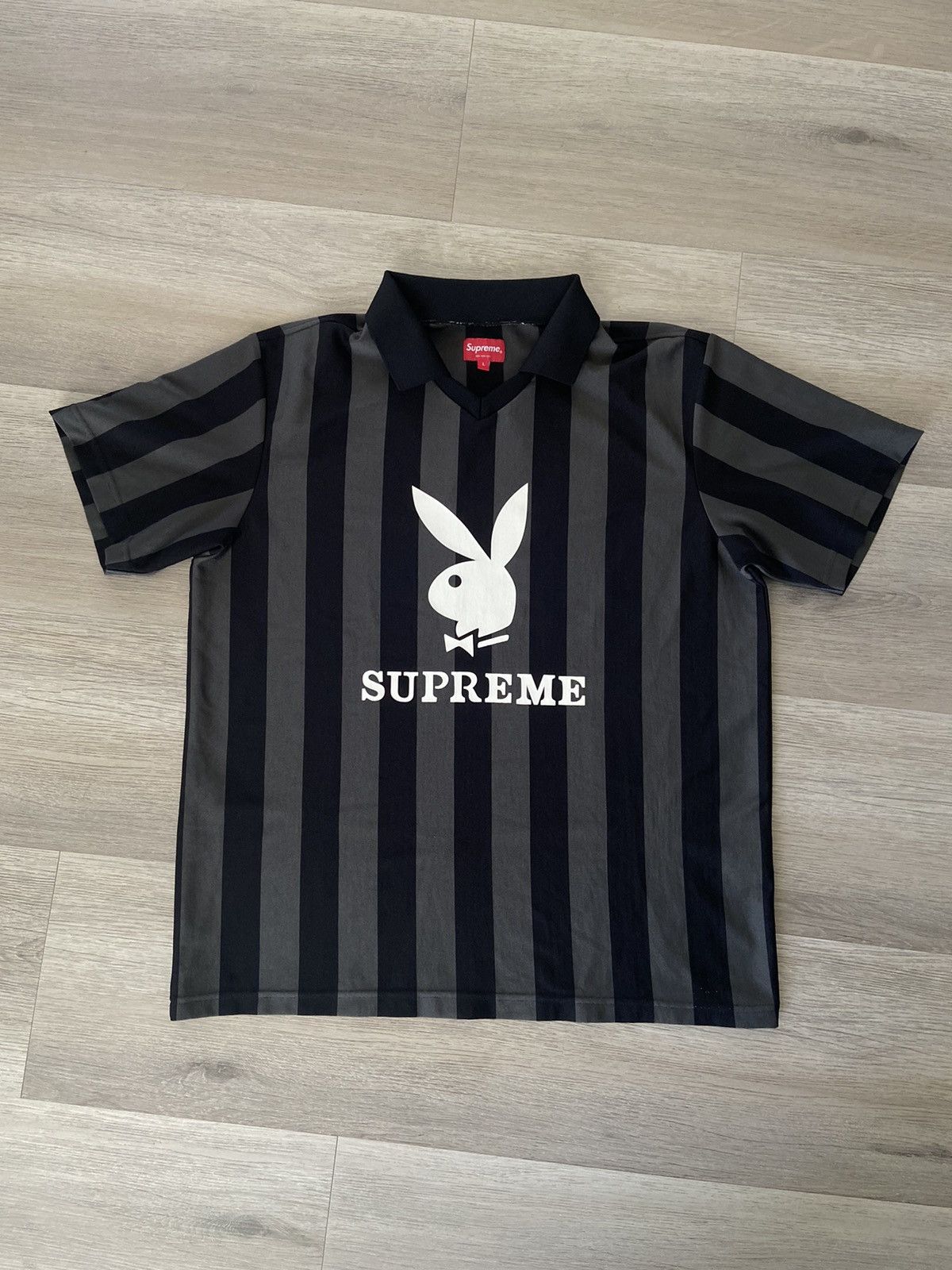 Supreme Playboy Soccer Jersey Red Yellow - StockX News
