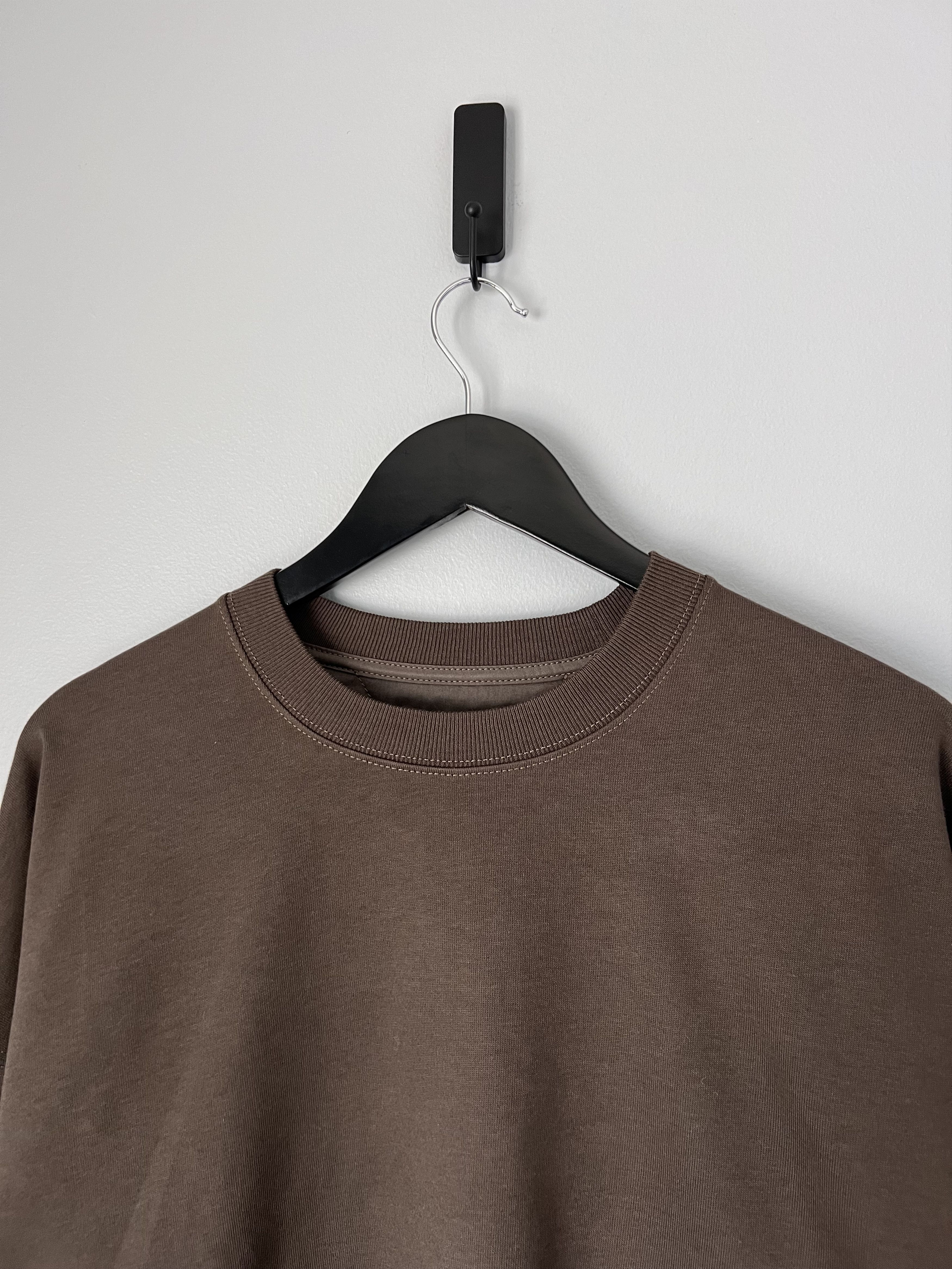 Bottega Veneta Bottega Veneta Heavy Jap Jersey LS Shirt in Brown Size US M / EU 48-50 / 2 - 2 Thumbnail