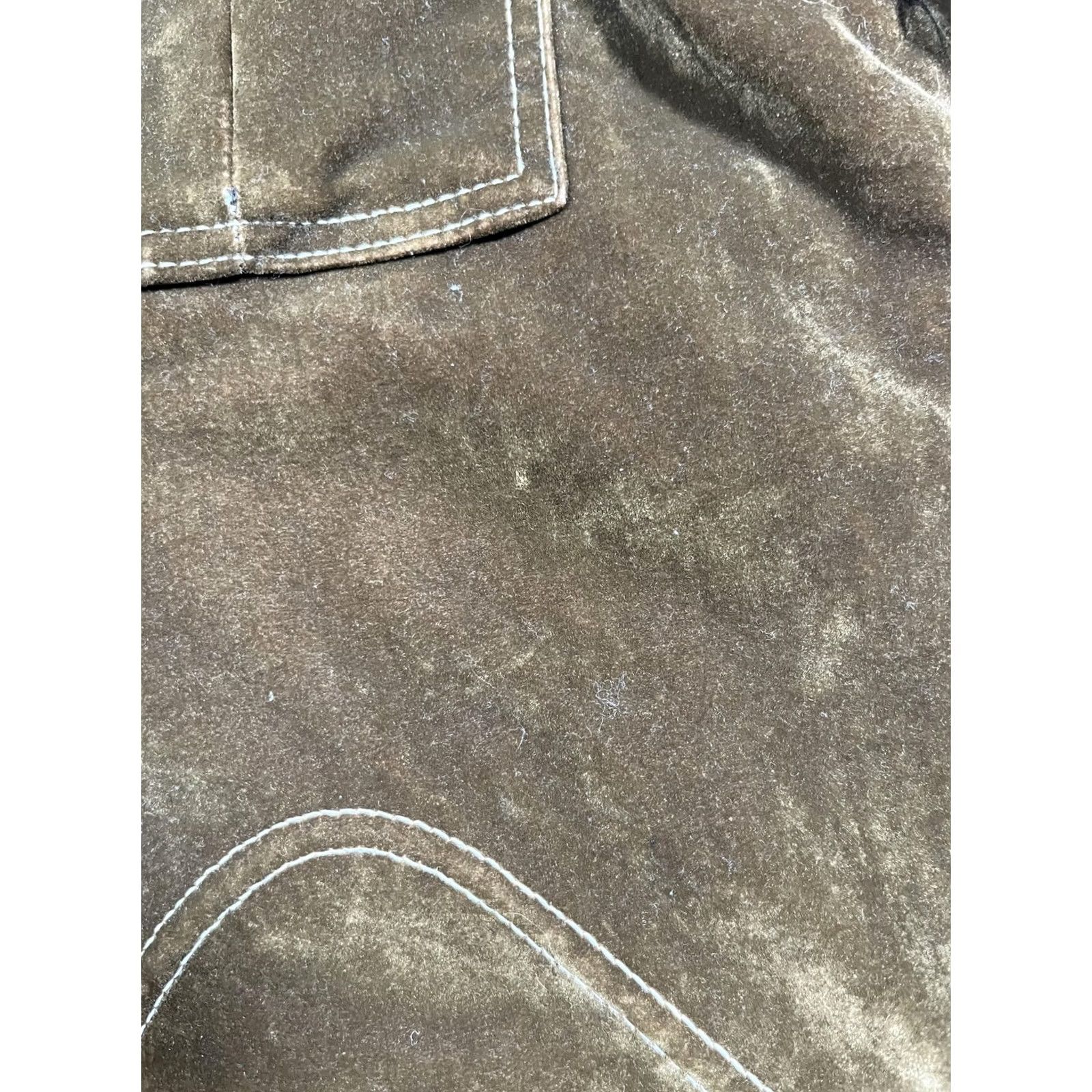 JCPenney VINTAGE JCPenney Coat Mens Large Brown Velvet Faux Fur Lined Overcoat 70s Size US L / EU 52-54 / 3 - 5 Thumbnail