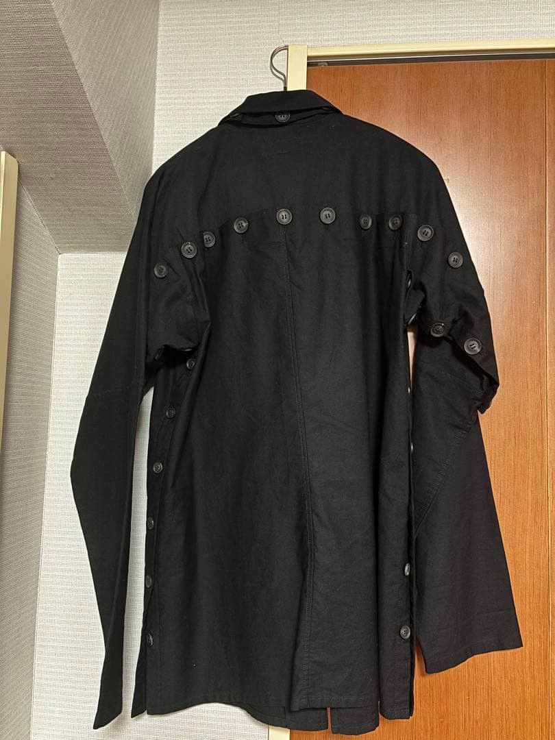 Yohji Yamamoto Pour Homme 21ss Kanji 配達完了 Deformed York Patch Shirt Size US M / EU 48-50 / 2 - 2 Thumbnail