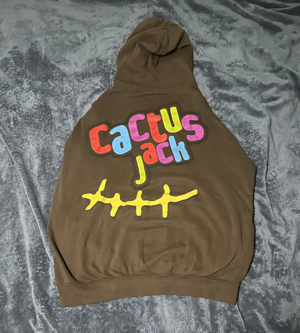 トップス Travis Scott McDonald Cj Smile Hoodie Travis Scott x McDonald's Cj Smile Hoodie Brown Men's - FW20